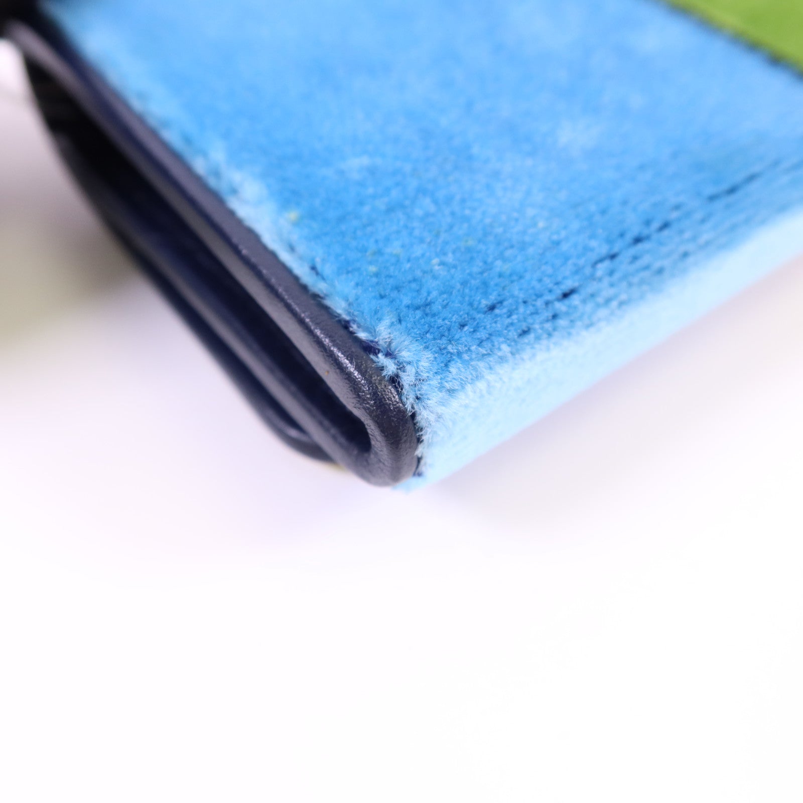 PRADA 天鵝絨Cahier Long Wallet金扣長錢包1MN019