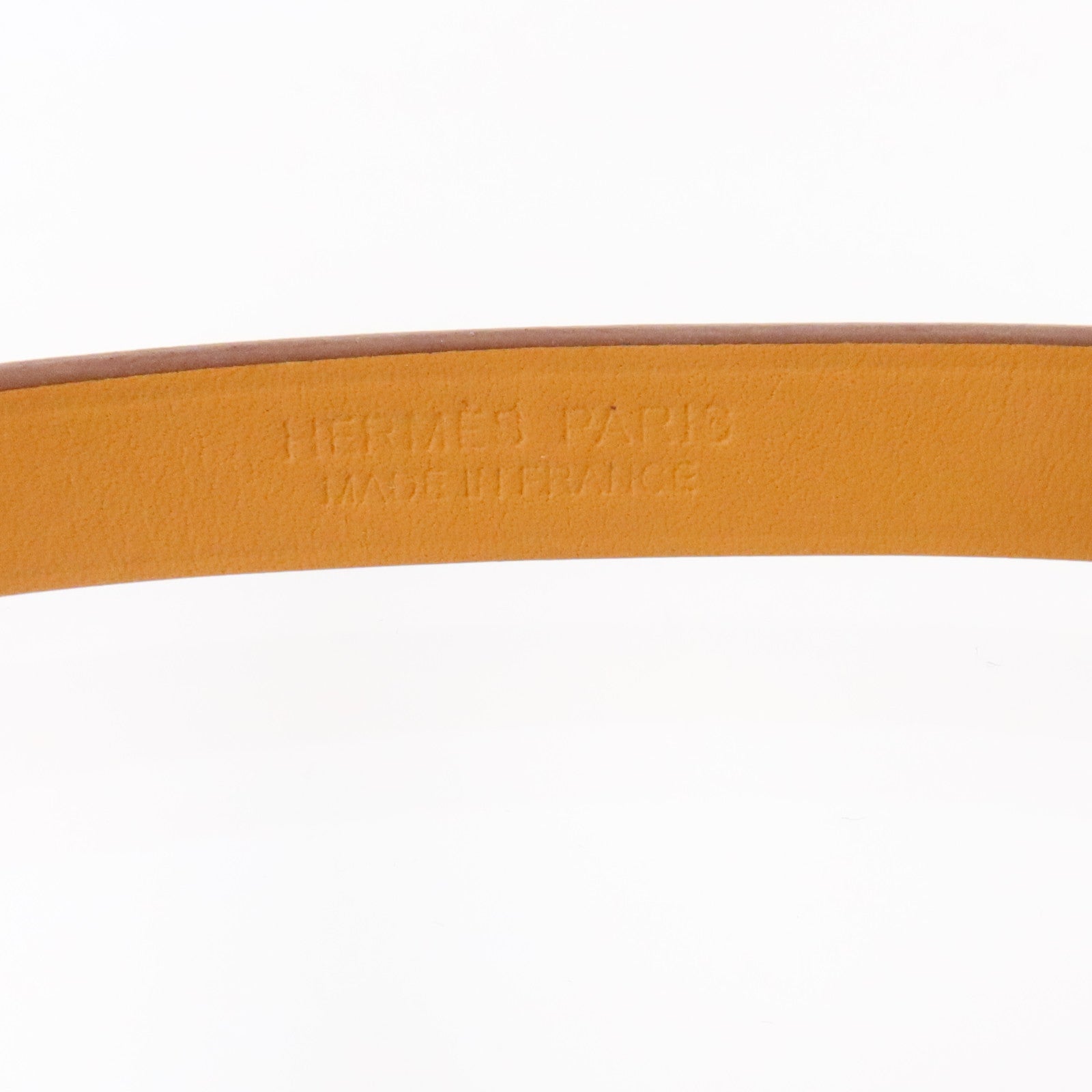 HERMES Swift皮革Mini Kelly Double Tour Bracelet金扣手鏈Gold