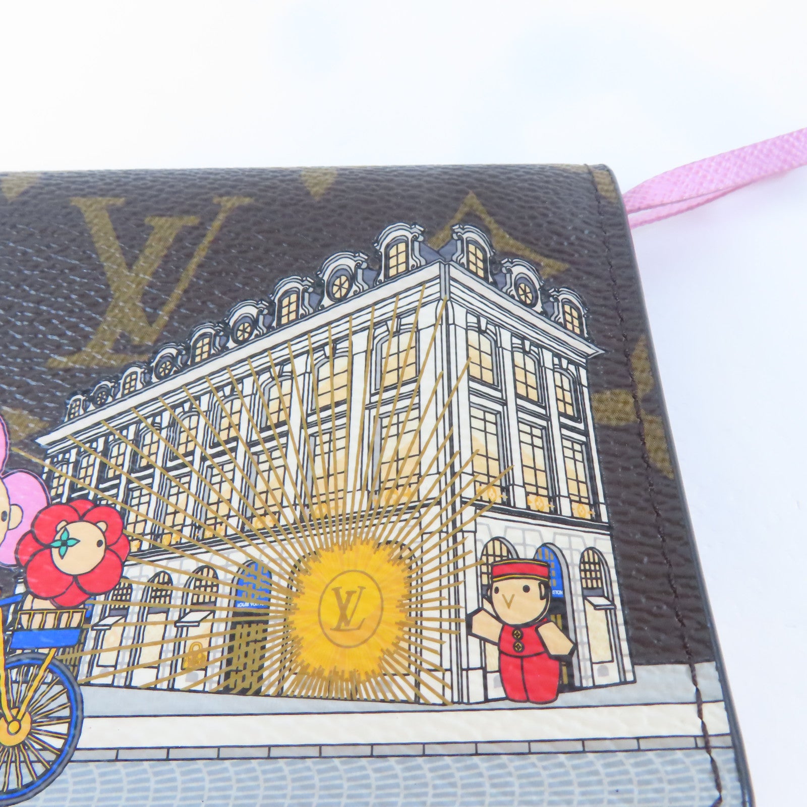 LOUIS VUITTON Monogram Portefeuille Victorine Wallet金扣錢包啡色