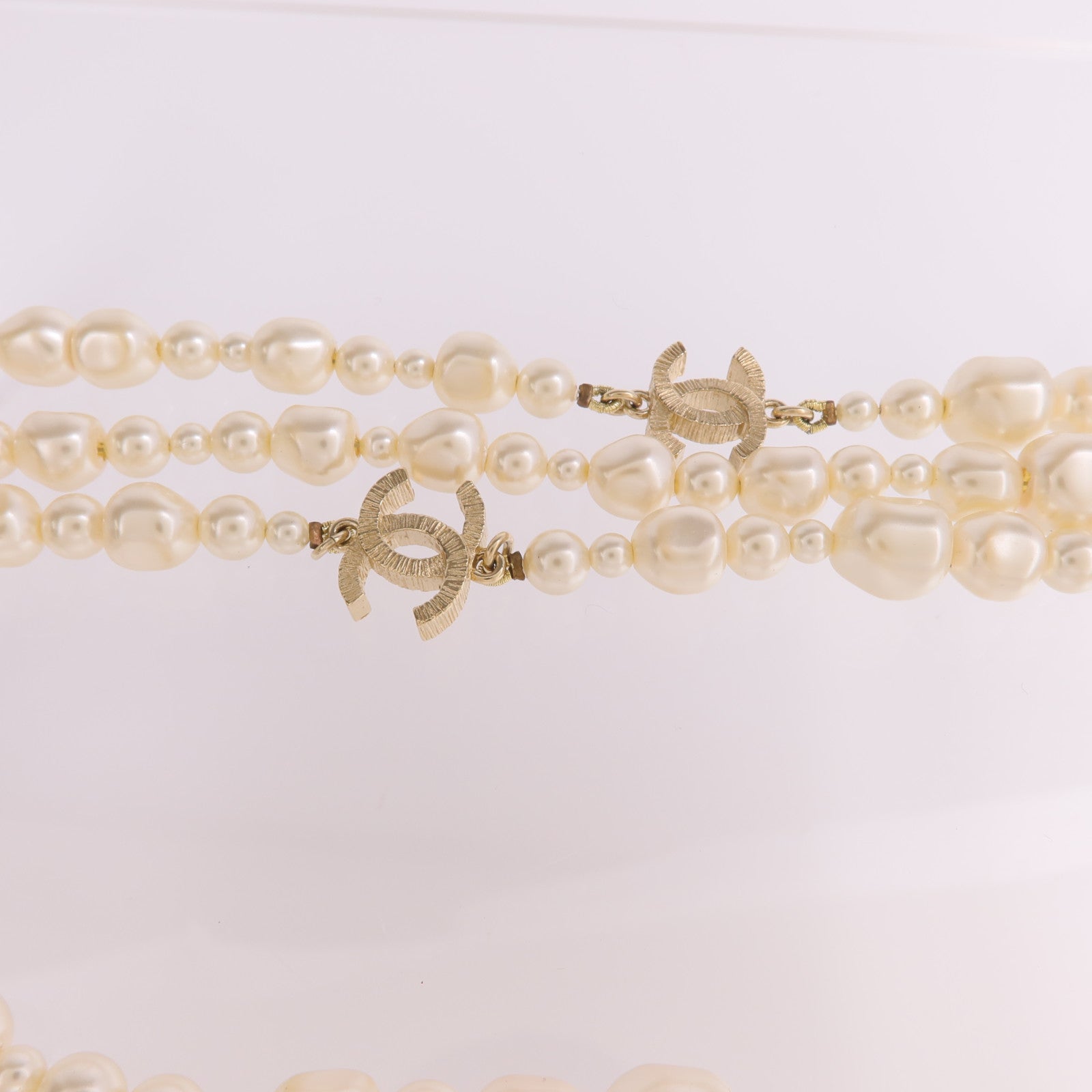 CHANEL PVC/金屬Necklace項鍊