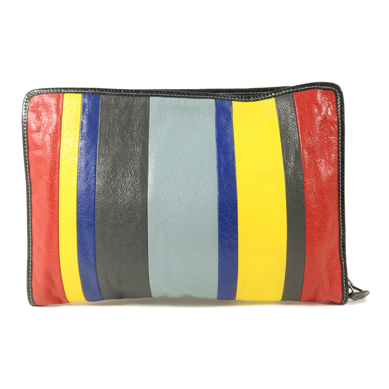 BALENCIAGA 牛皮皮革Bazar Pouch Clutch手拿包