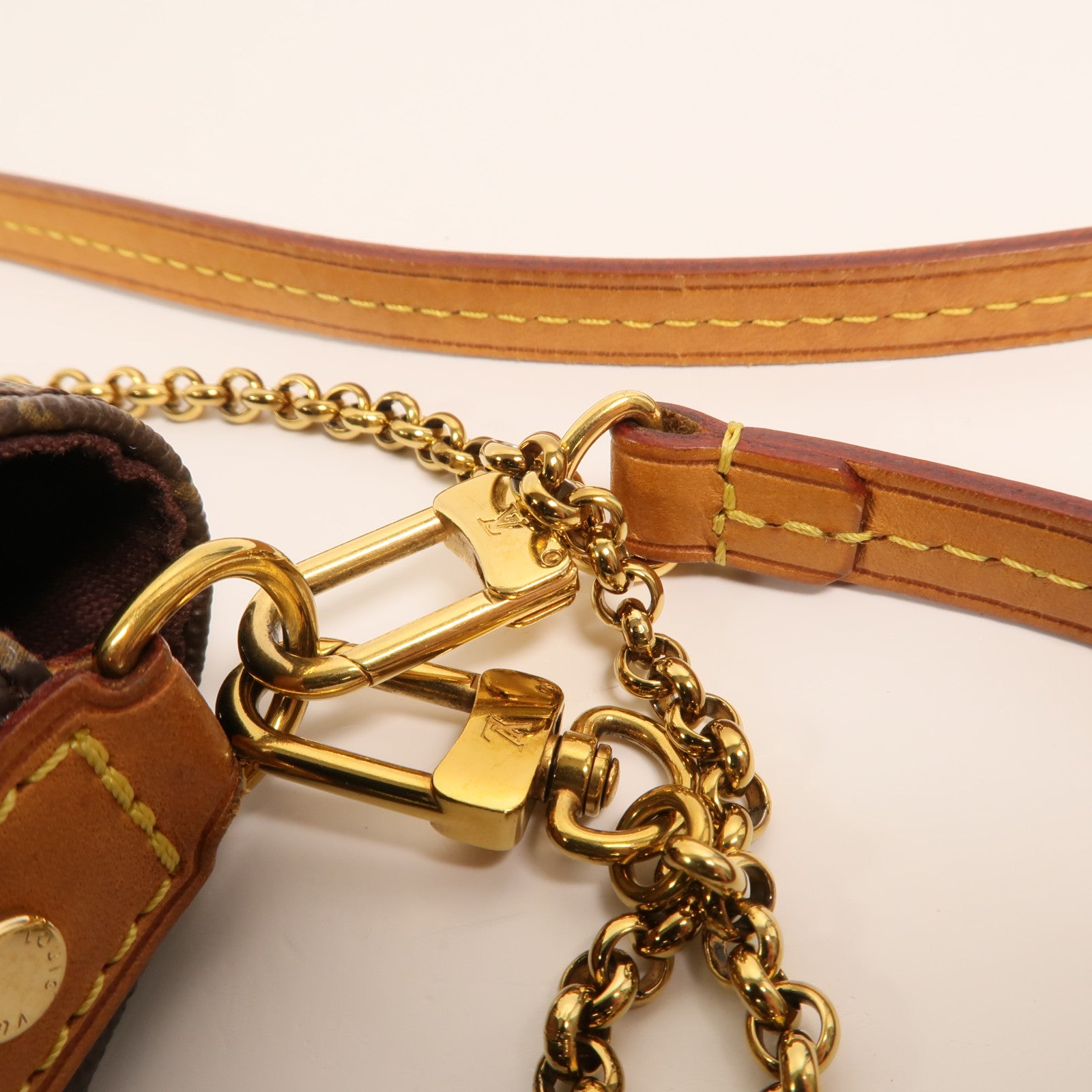 LOUIS VUITTON Monogram Favorite MM金扣手挽肩背兩用袋