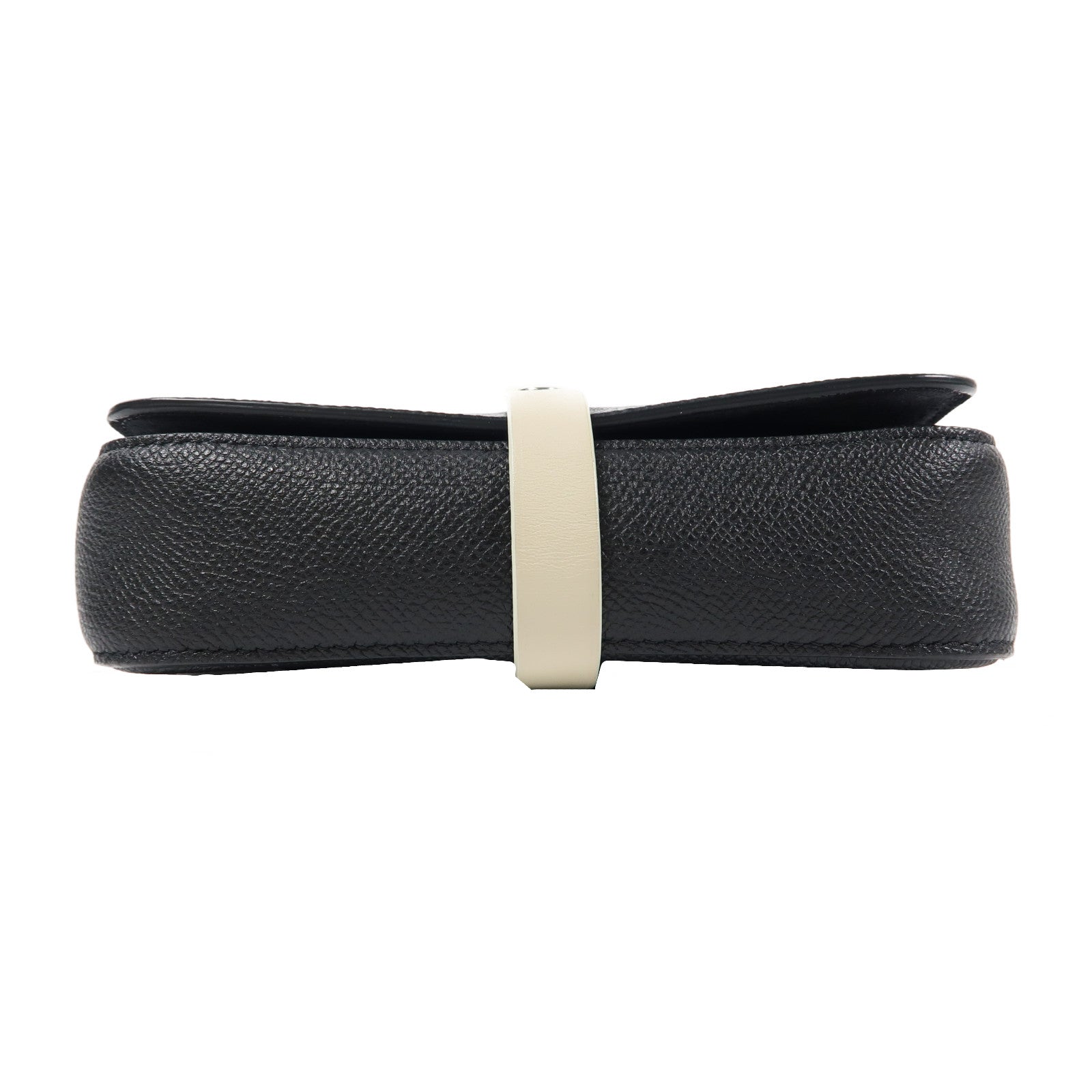 CELINE 牛皮皮革Strap Clutch肩背袋黑色