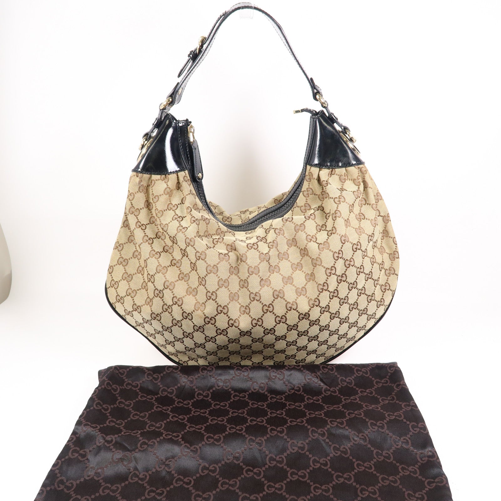 GUCCI SHW Shoulder Bag 2035271 Coated Canvas Brown