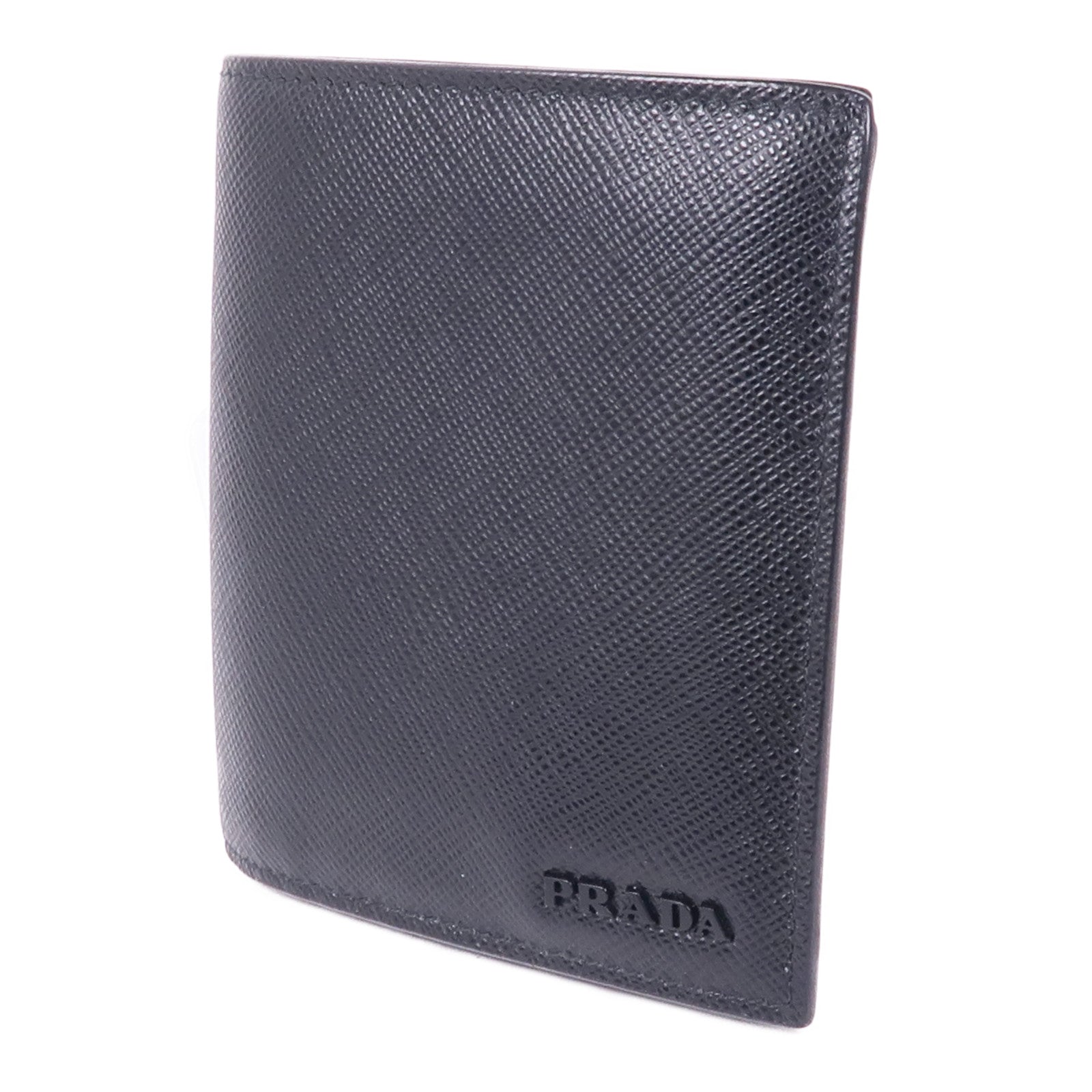 PRADA Saffiano Multic皮革Bifold Wallet錢包