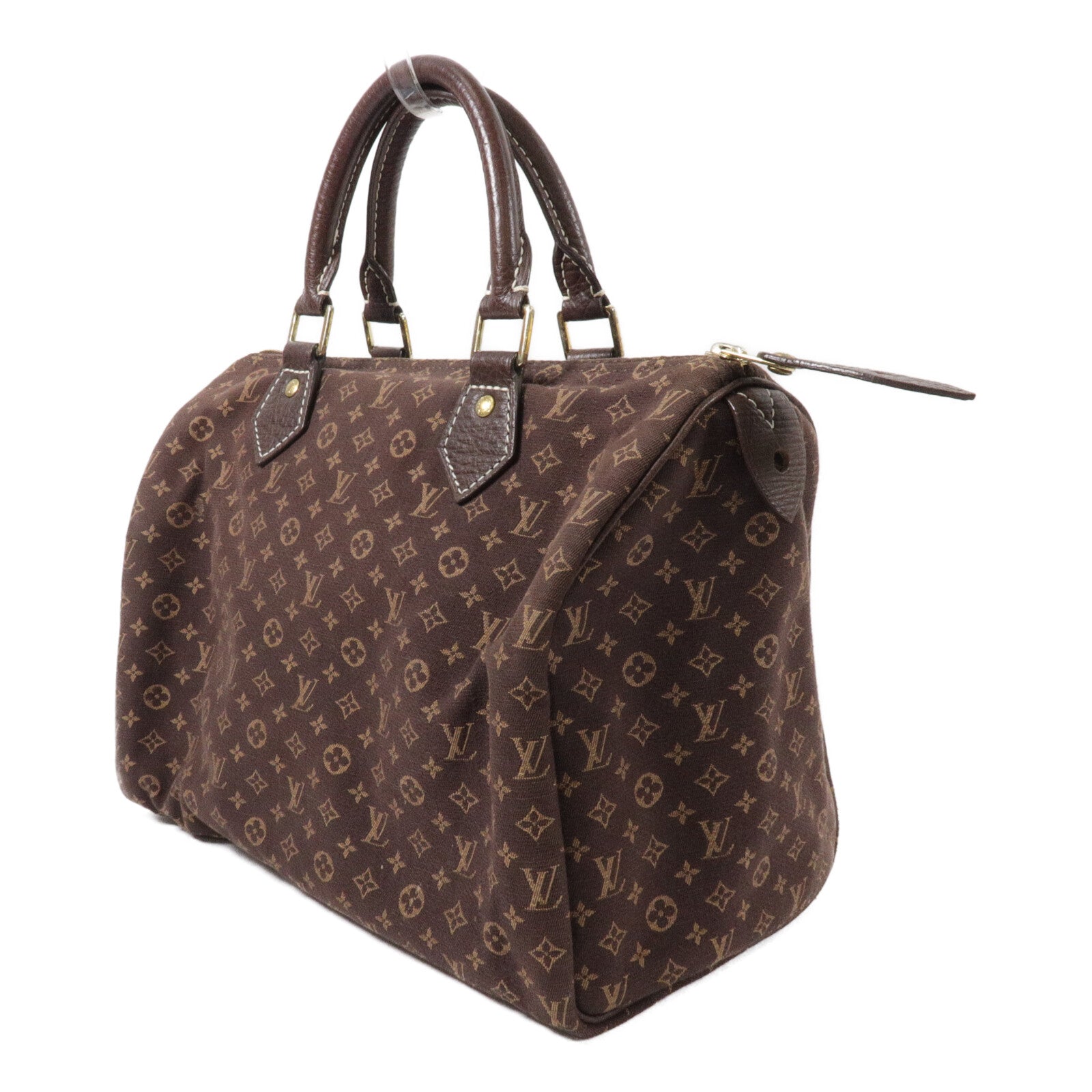 LOUIS VUITTON Monogram Mini Lin Speedy 30手挽袋
