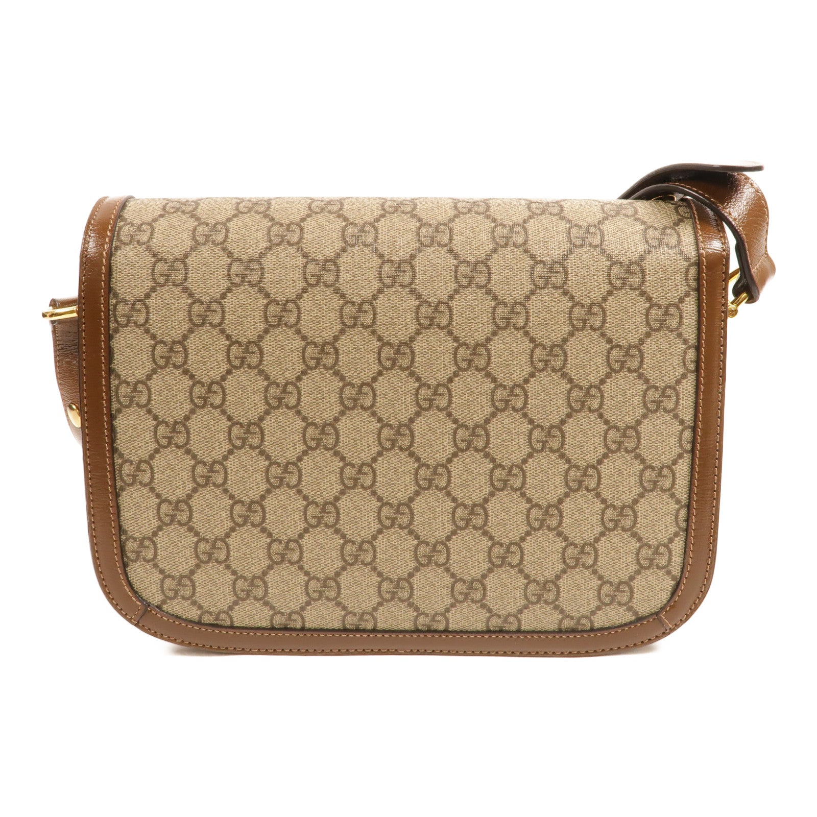 GUCCI 塗層帆布Horsebit 1955 Medium肩背袋
