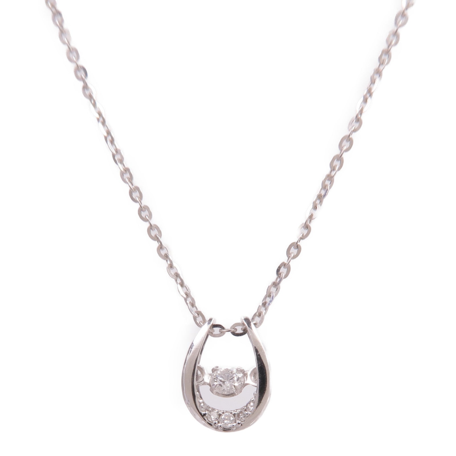 JEWELRY 18K白金Diamond Necklace鑽石項鍊