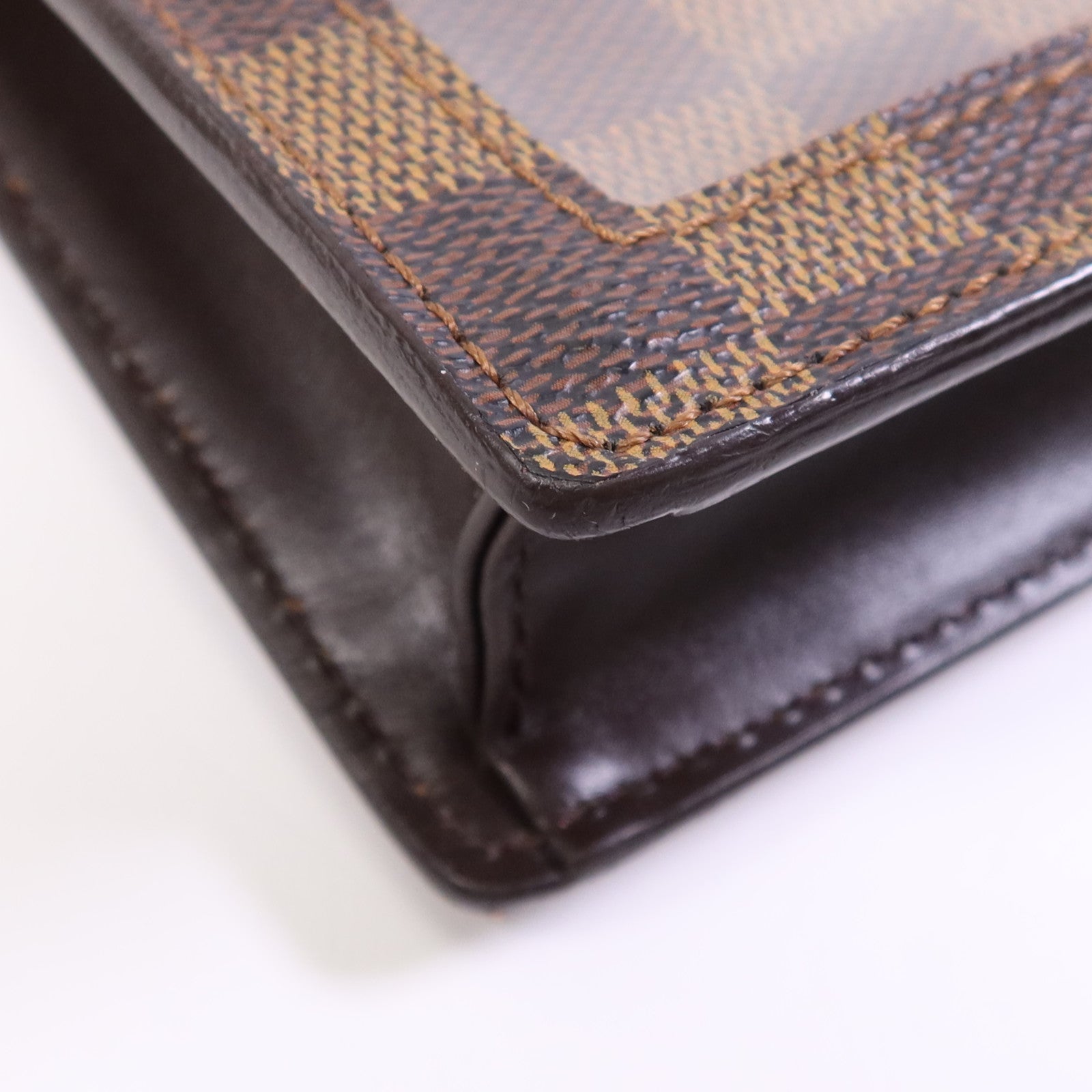 LOUIS VUITTON Damier Portobello金扣肩背袋