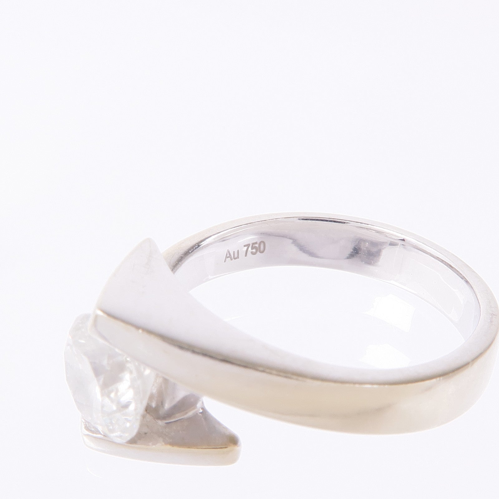 JEWELRY 【激減優惠】18K白金Diamond Ring鑽石戒指US#5.5