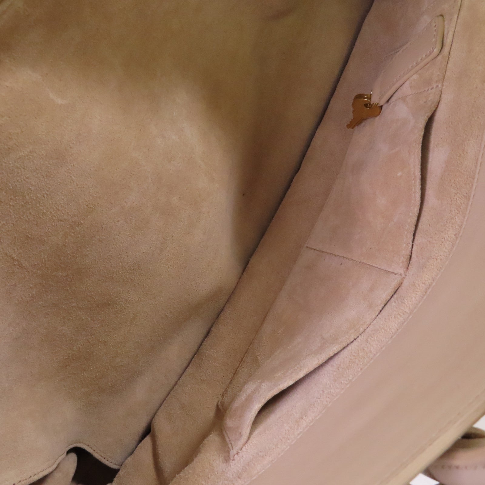 SAINT LAURENT 牛皮皮革Sac De Jour Large Shoulder Bag肩背袋杏色