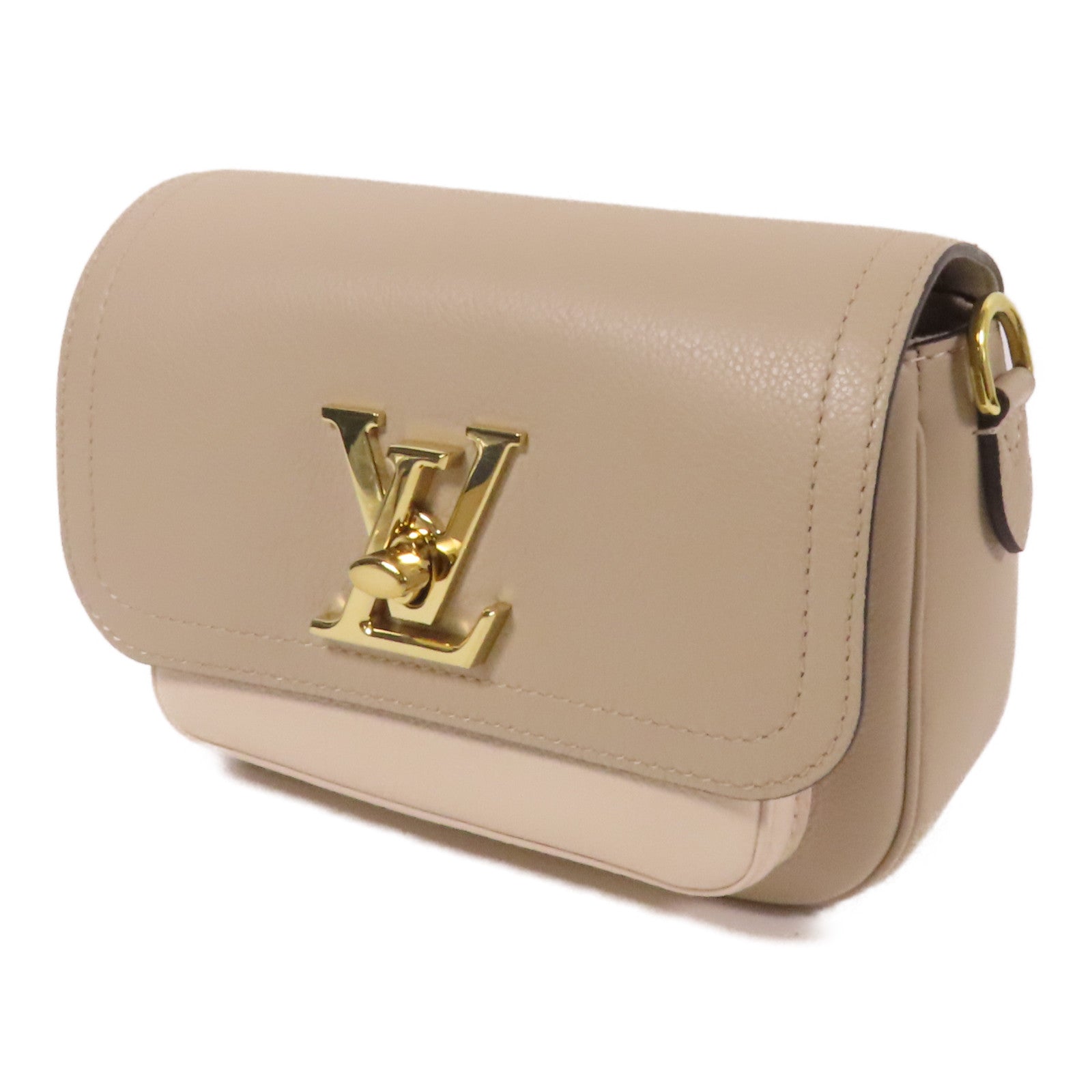LOUIS VUITTON 牛皮皮革Lockme Tender金扣手挽肩背兩用袋