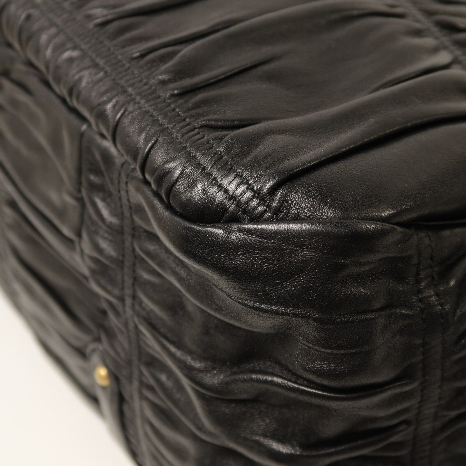 PRADA 牛皮皮革Gaufre Messenger Bag肩背袋