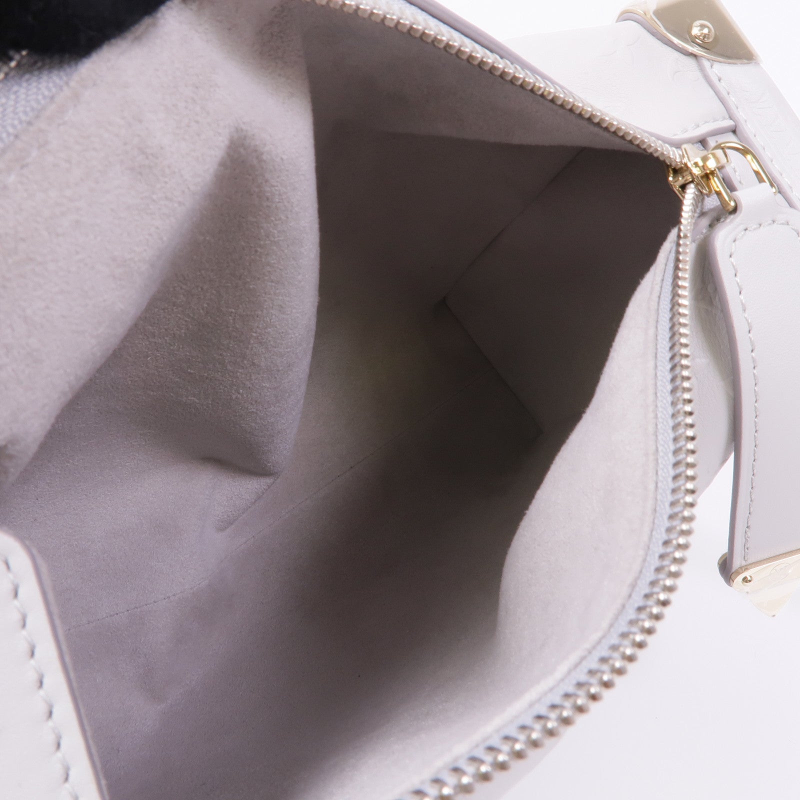 LOUIS VUITTON 牛皮皮革Side Trunk MM金扣手挽肩背兩用袋