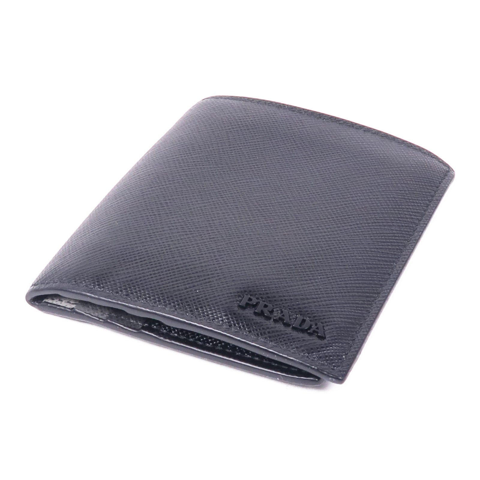 PRADA Saffiano Multic皮革Bifold Wallet錢包