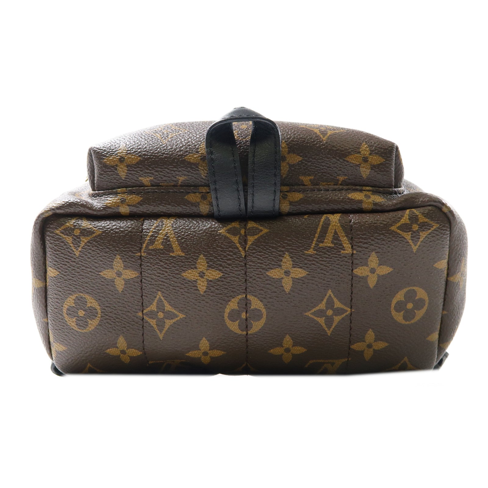 LOUIS VUITTON Monogram Palm Springs金扣背包棕色