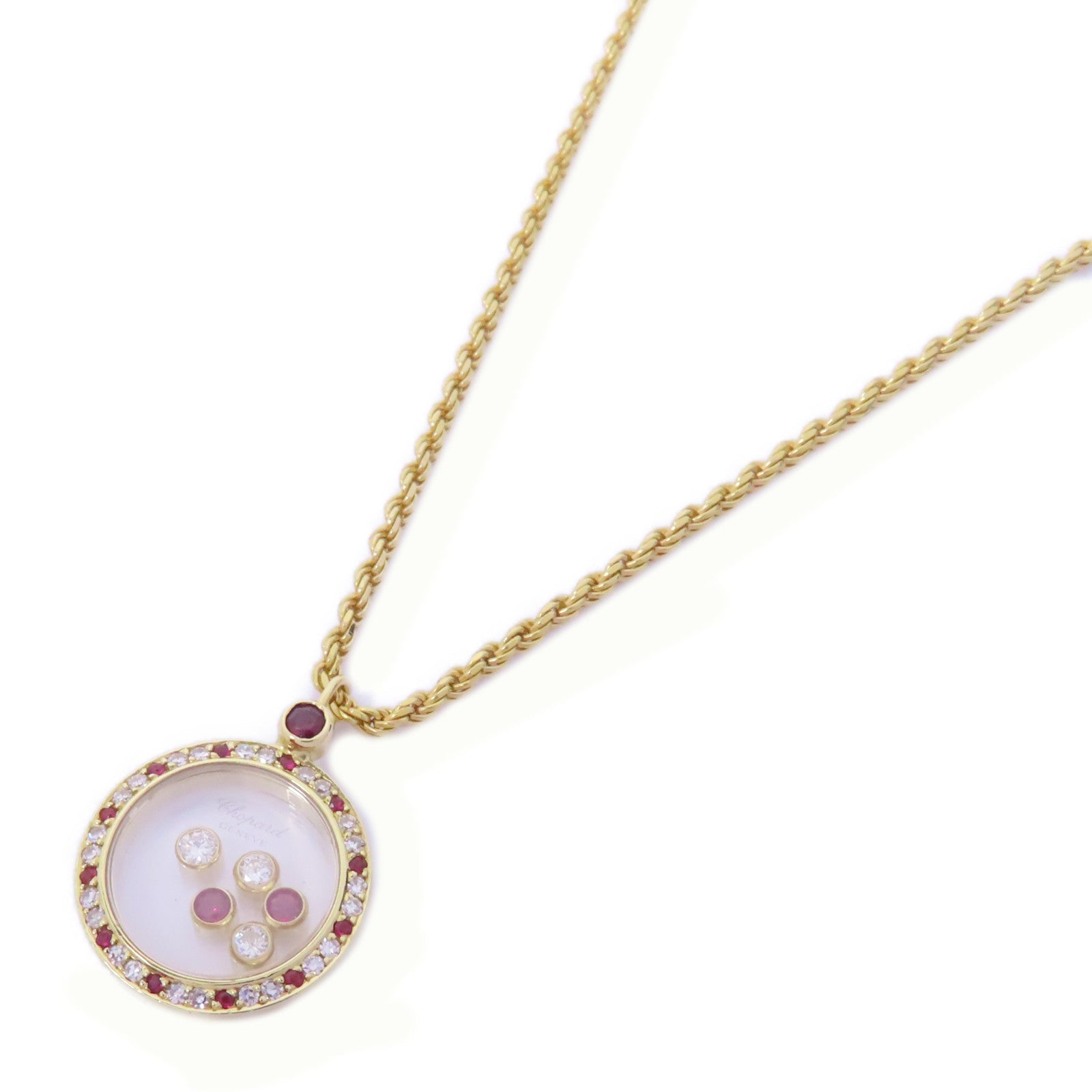 Chopard 18K黃金Diamond Necklace鑽石項鍊