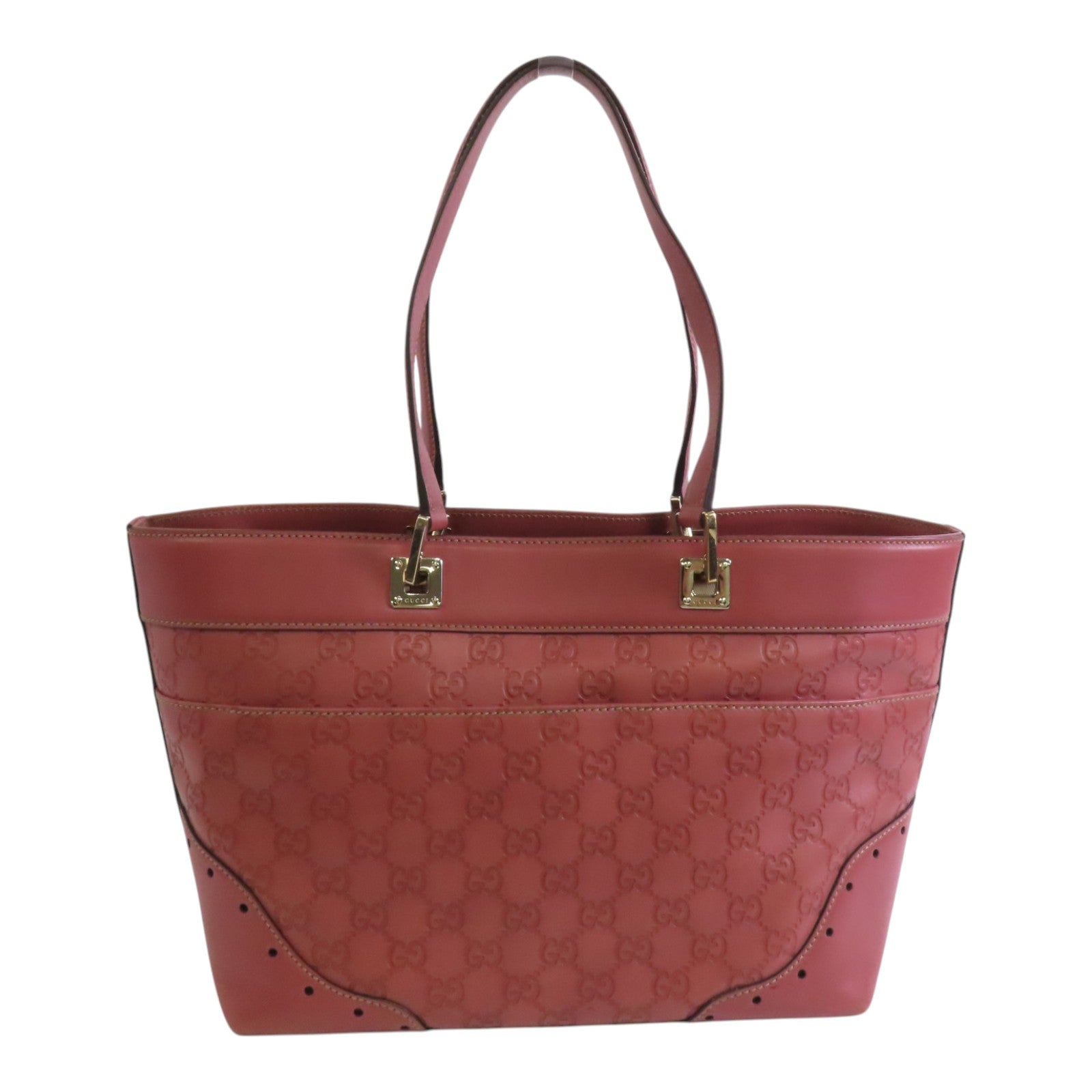 GUCCI 【激減優惠】牛皮皮革Guccissima金扣肩背袋