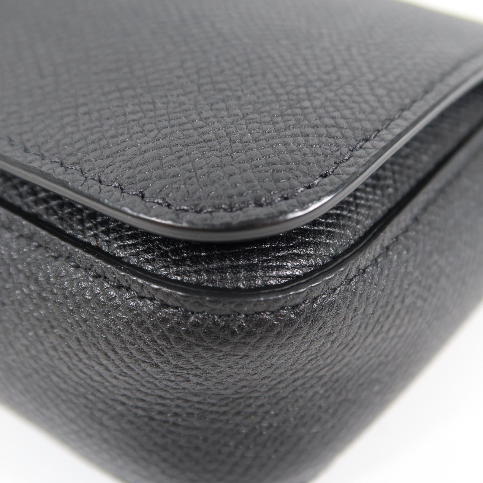 CELINE 牛皮皮革Strap Clutch肩背袋黑色
