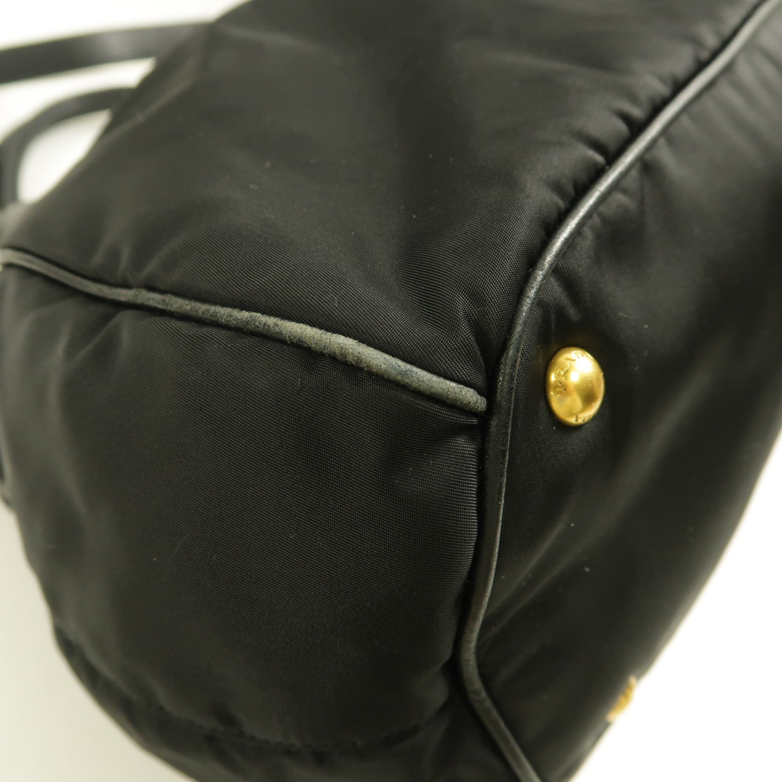 PRADA 尼龍Shoulder Bag金扣手挽肩背兩用袋