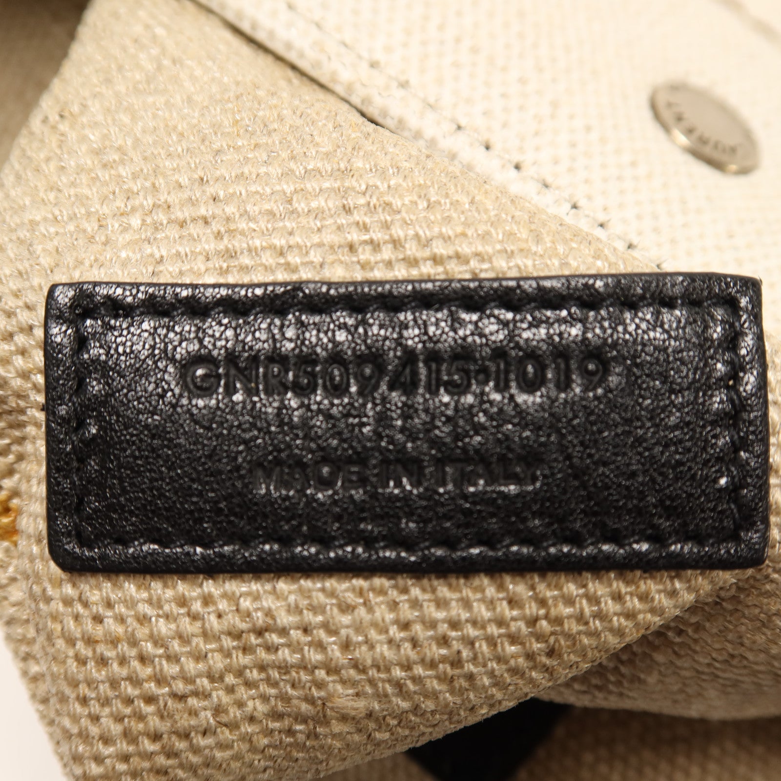 SAINT LAURENT 帆布Rive Gauche Large銀扣手挽袋