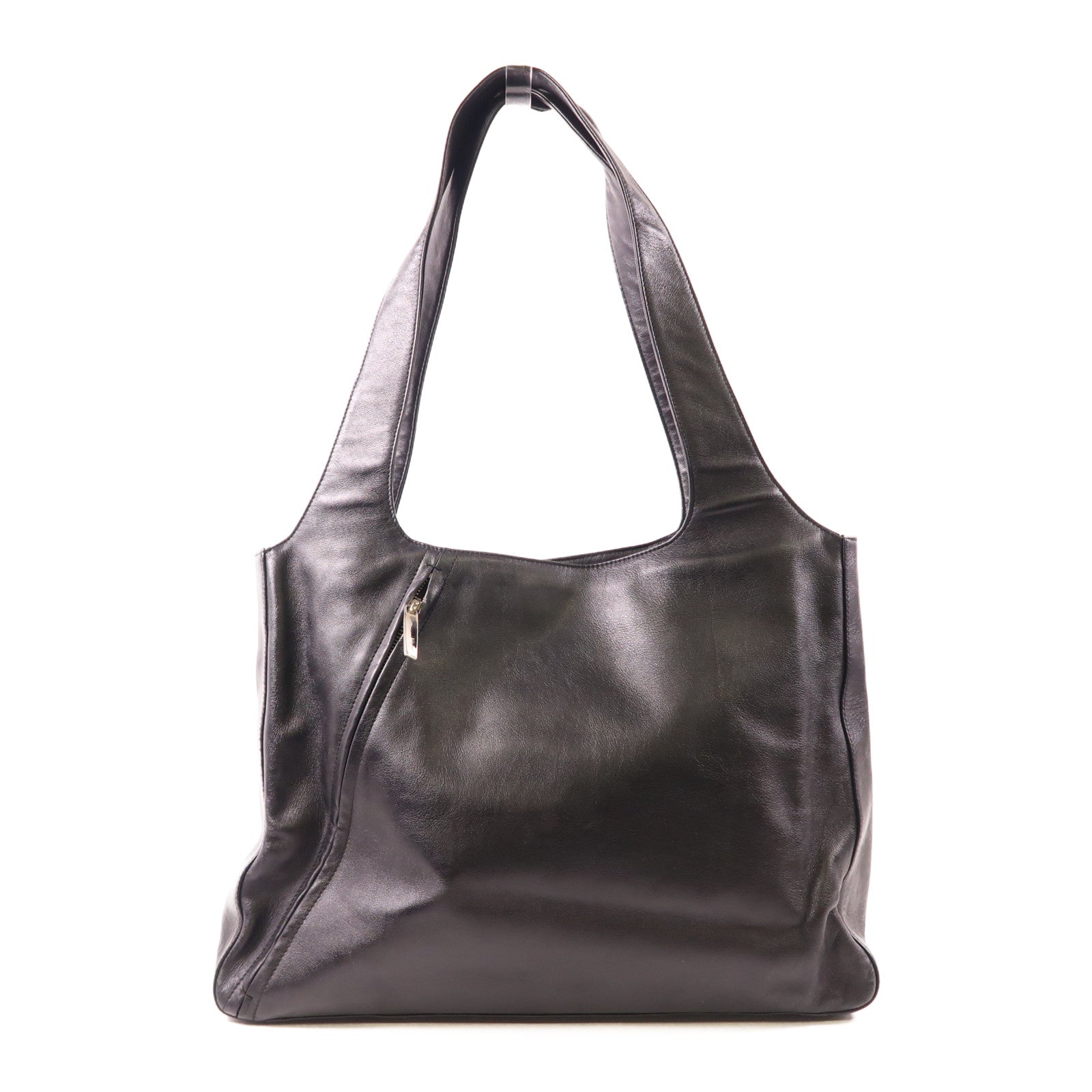 Salvatore Ferragamo 牛皮皮革Shoulder Bag銀扣肩背袋