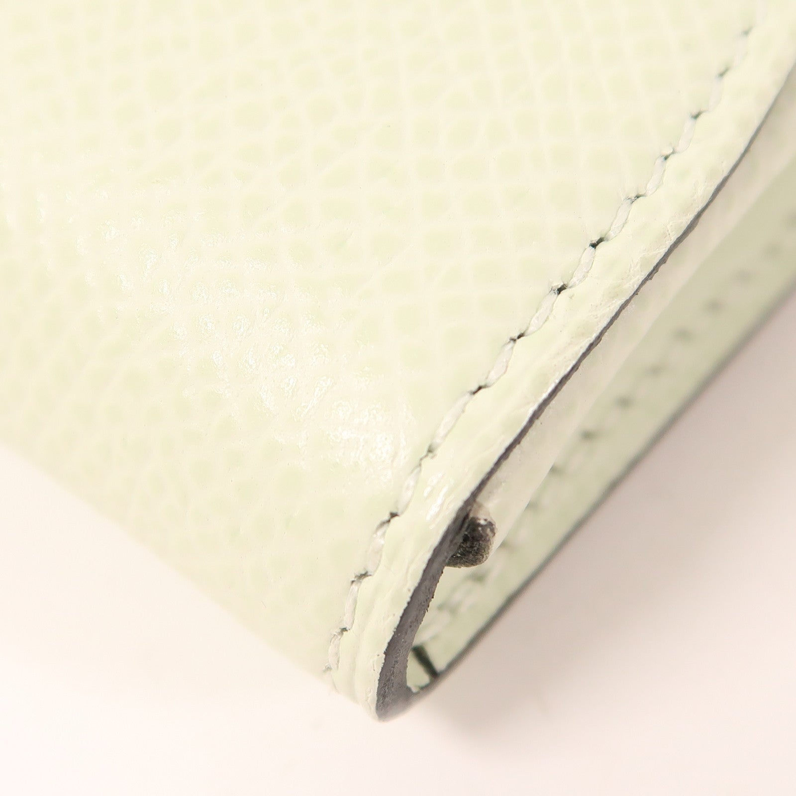HERMES Epsom皮革Maillon To Go銀扣肩背袋Vert Fizz
