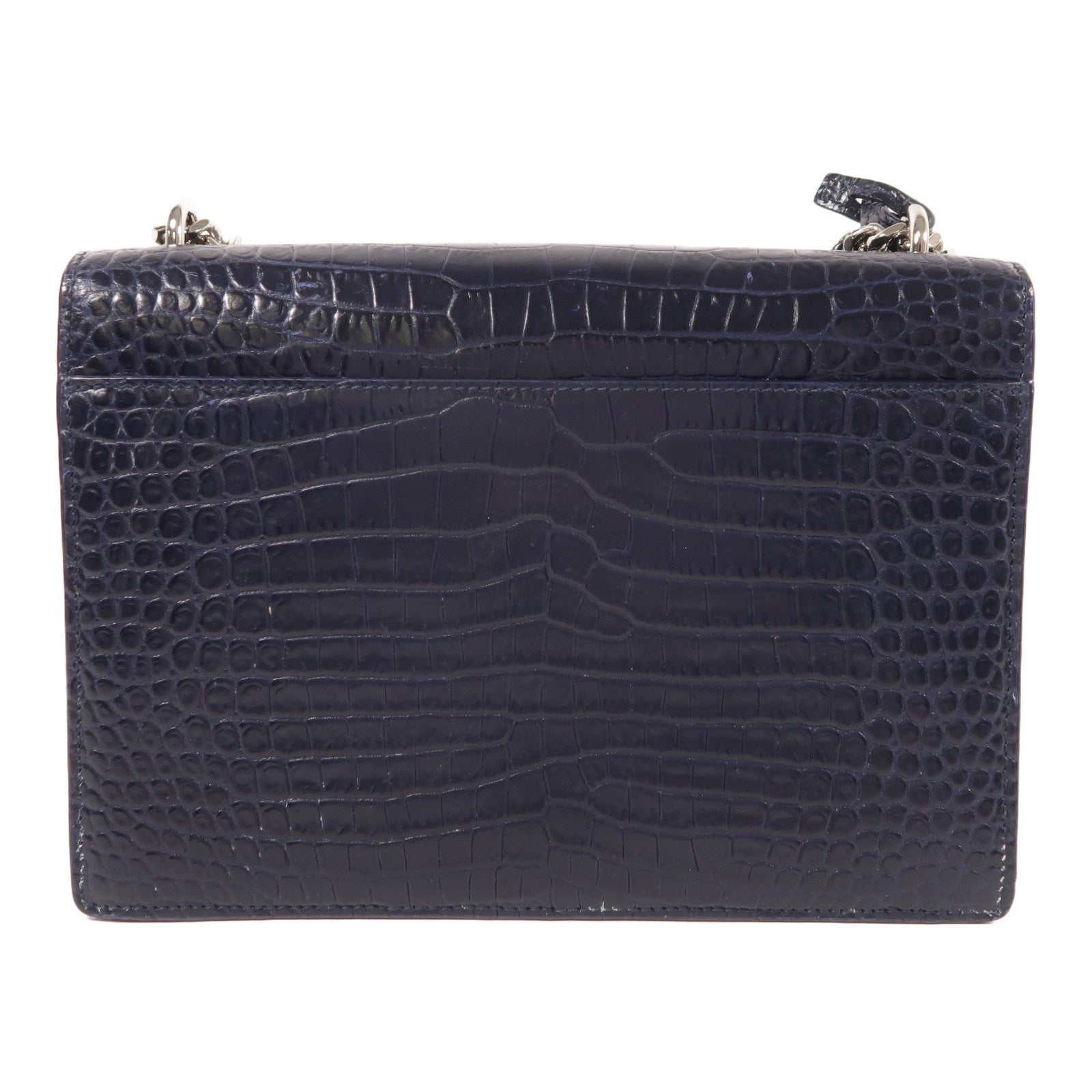 SAINT LAURENT【激減優惠】 牛皮皮革Sunset Medium銀扣鏈帶肩背袋