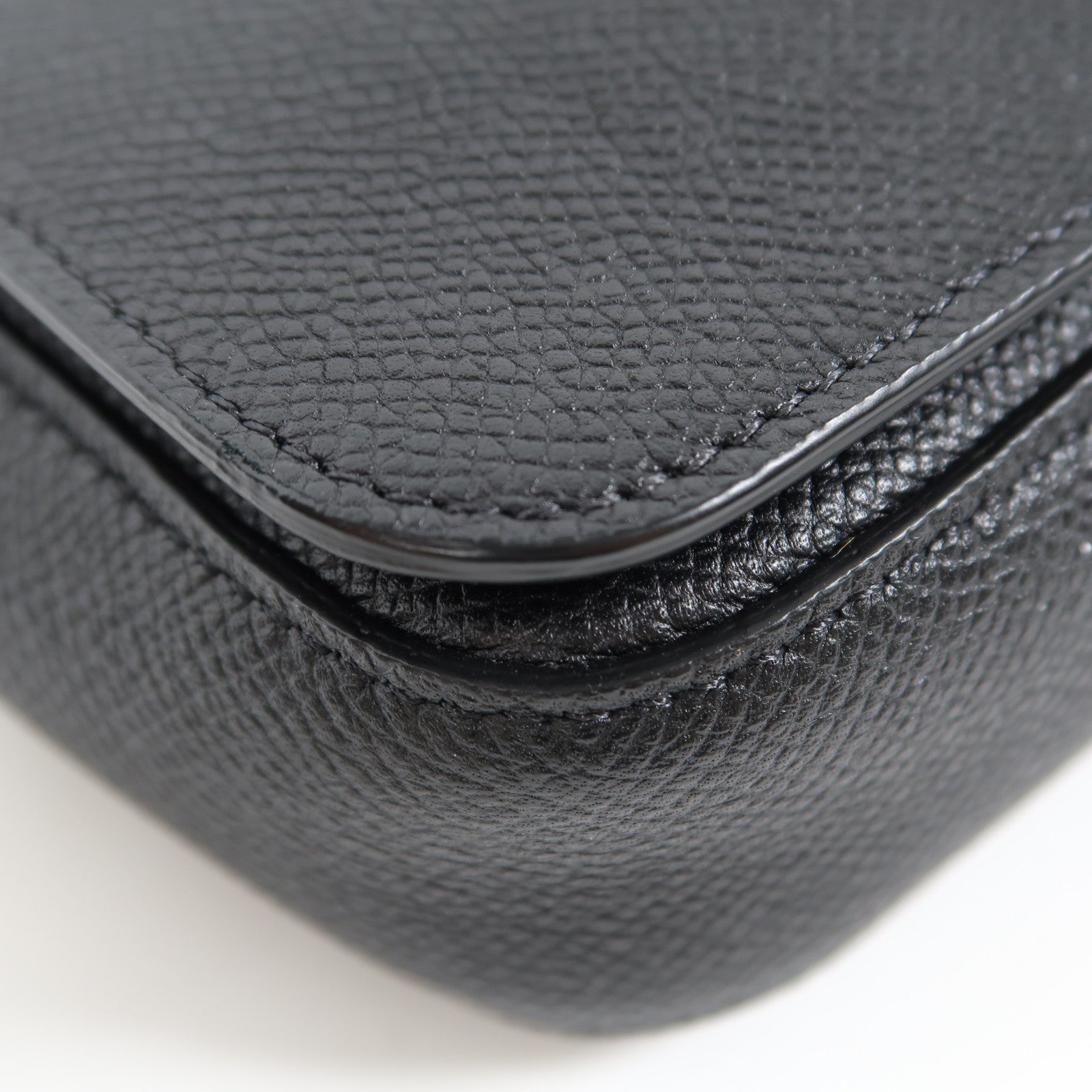 CELINE 牛皮皮革Strap Clutch肩背袋黑色