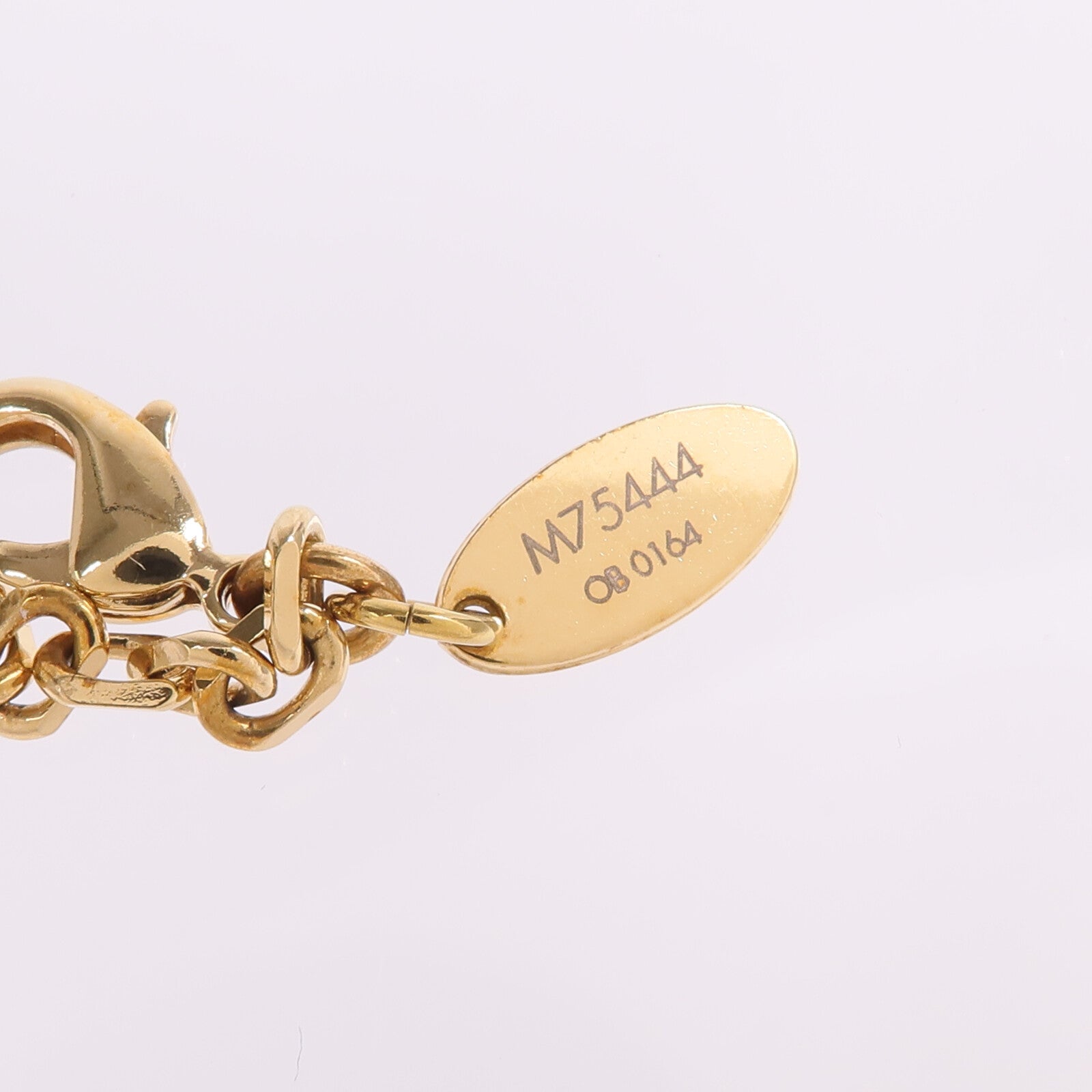 LOUIS VUITTON 金屬/PVC Flower Charm Pearl Necklace金屬項鏈