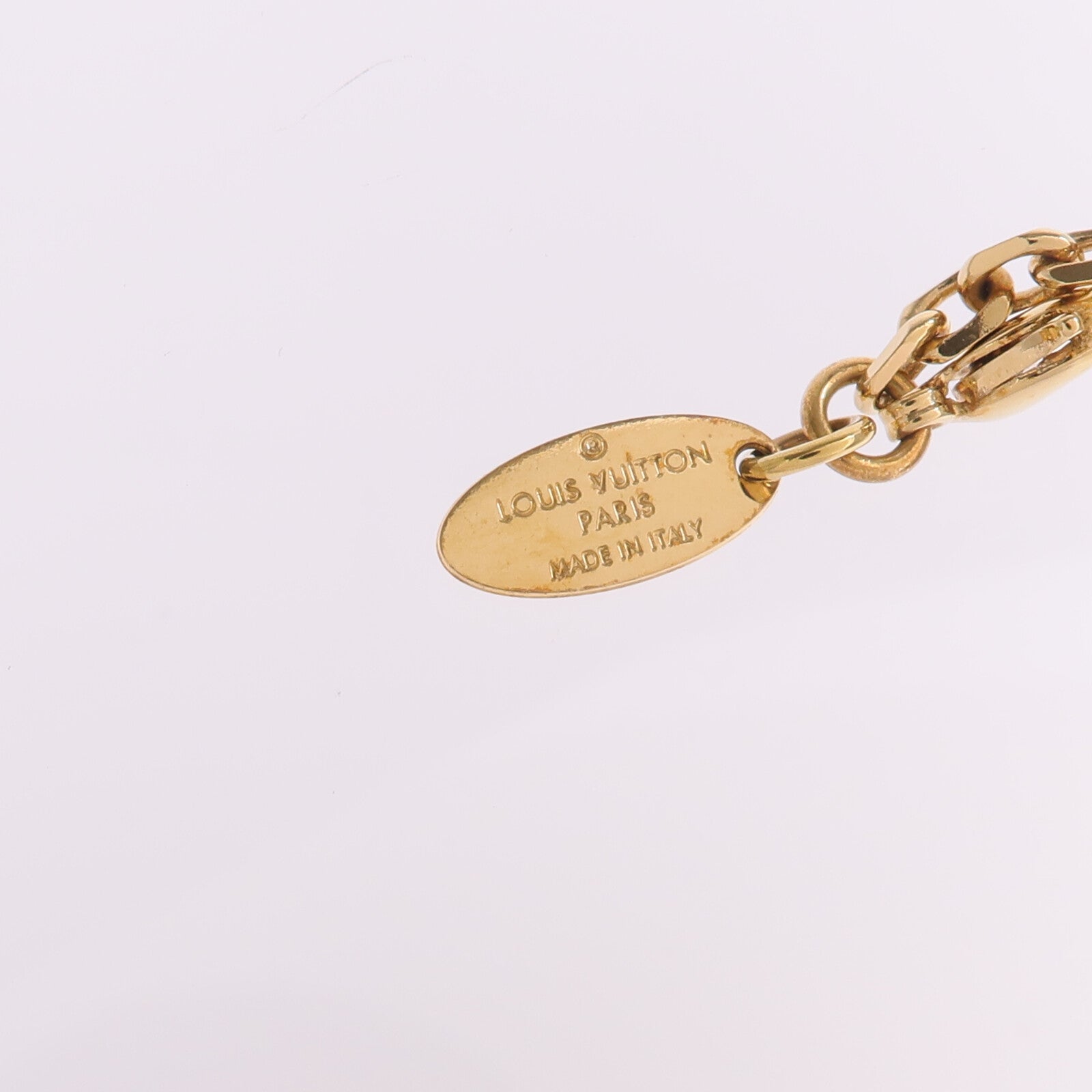 LOUIS VUITTON 金屬/PVC Flower Charm Pearl Necklace金屬項鏈