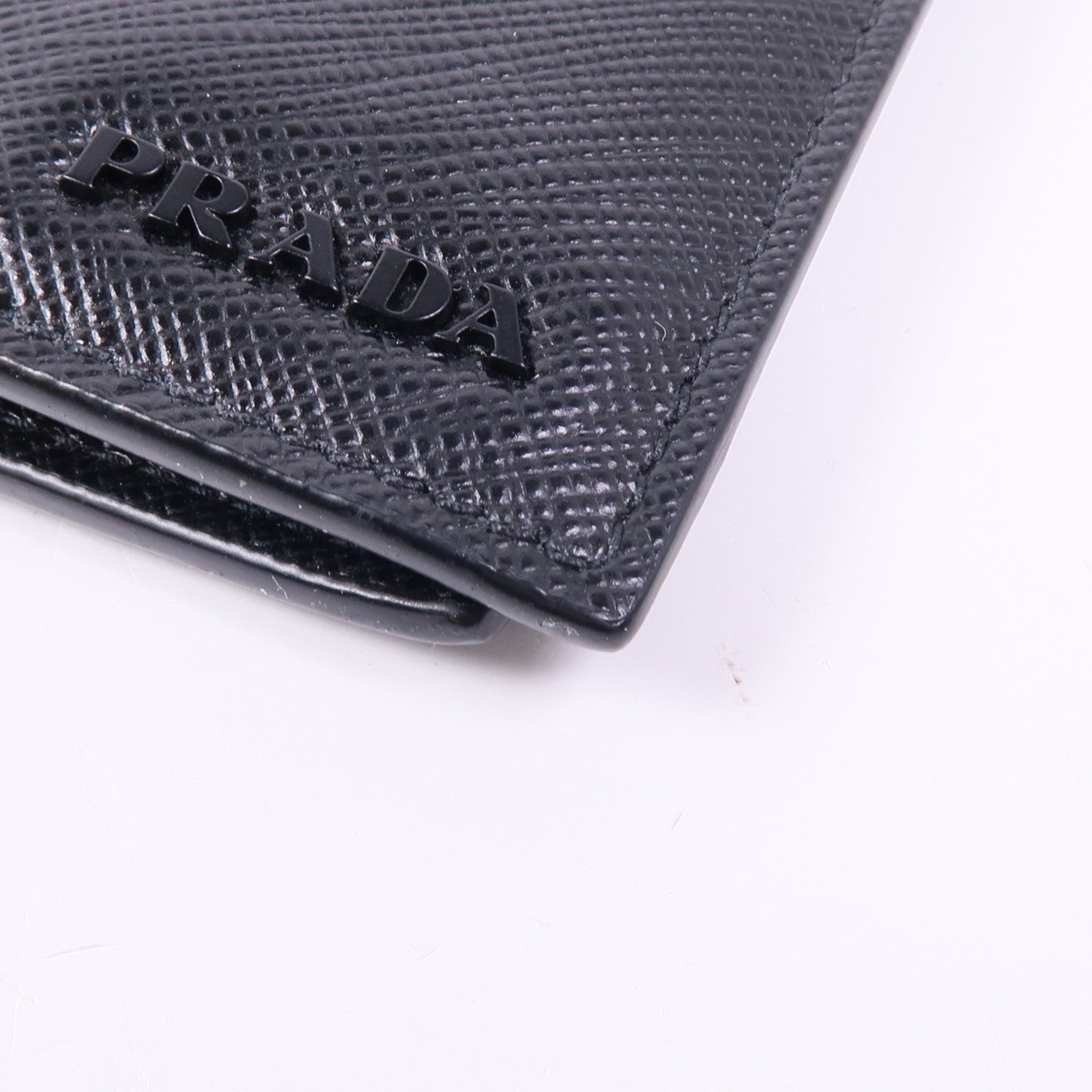 PRADA Saffiano Multic皮革Bifold Wallet錢包