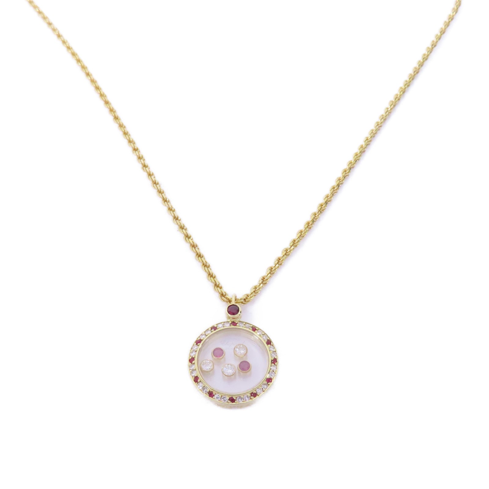 Chopard 18K黃金Diamond Necklace鑽石項鍊