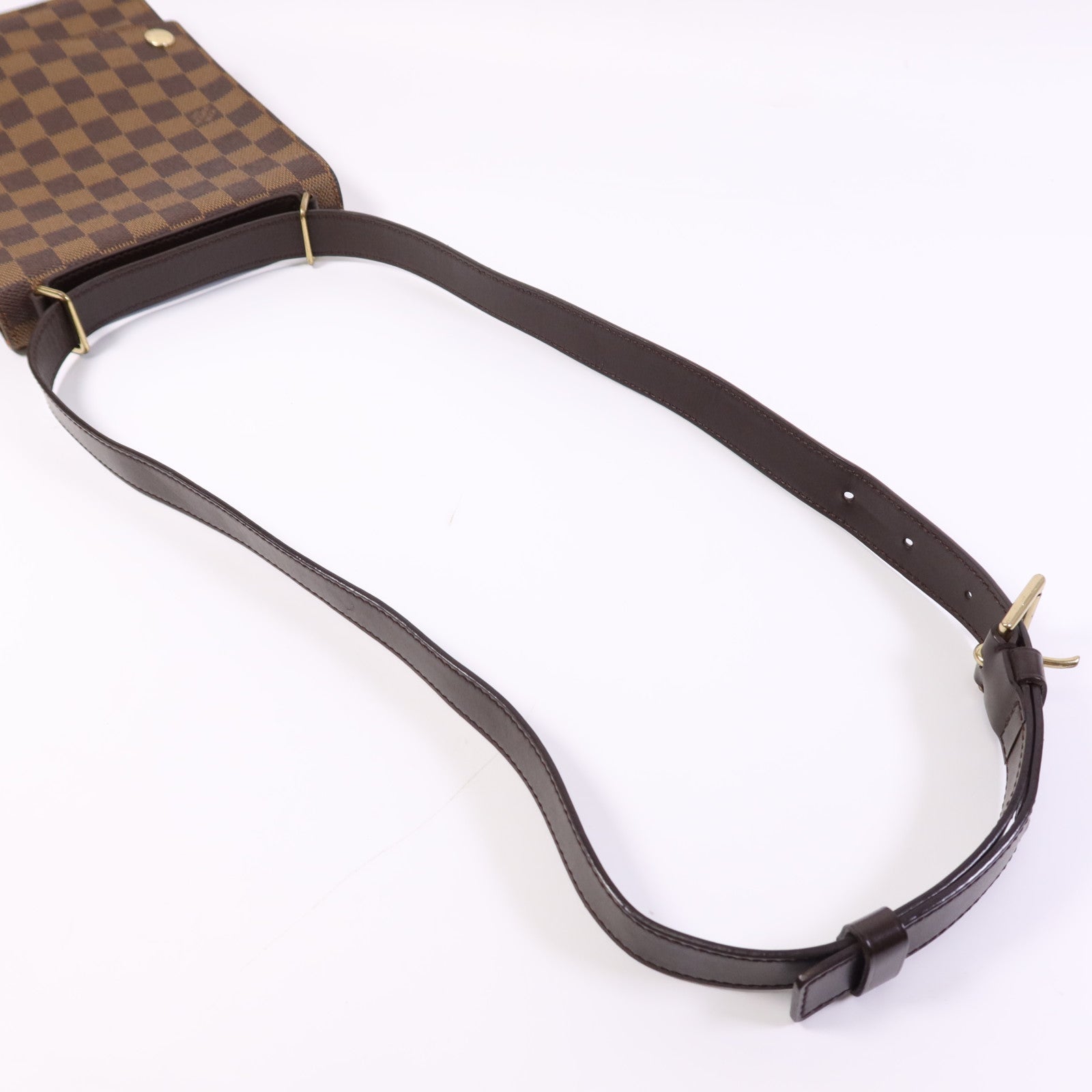 LOUIS VUITTON Damier Portobello金扣肩背袋
