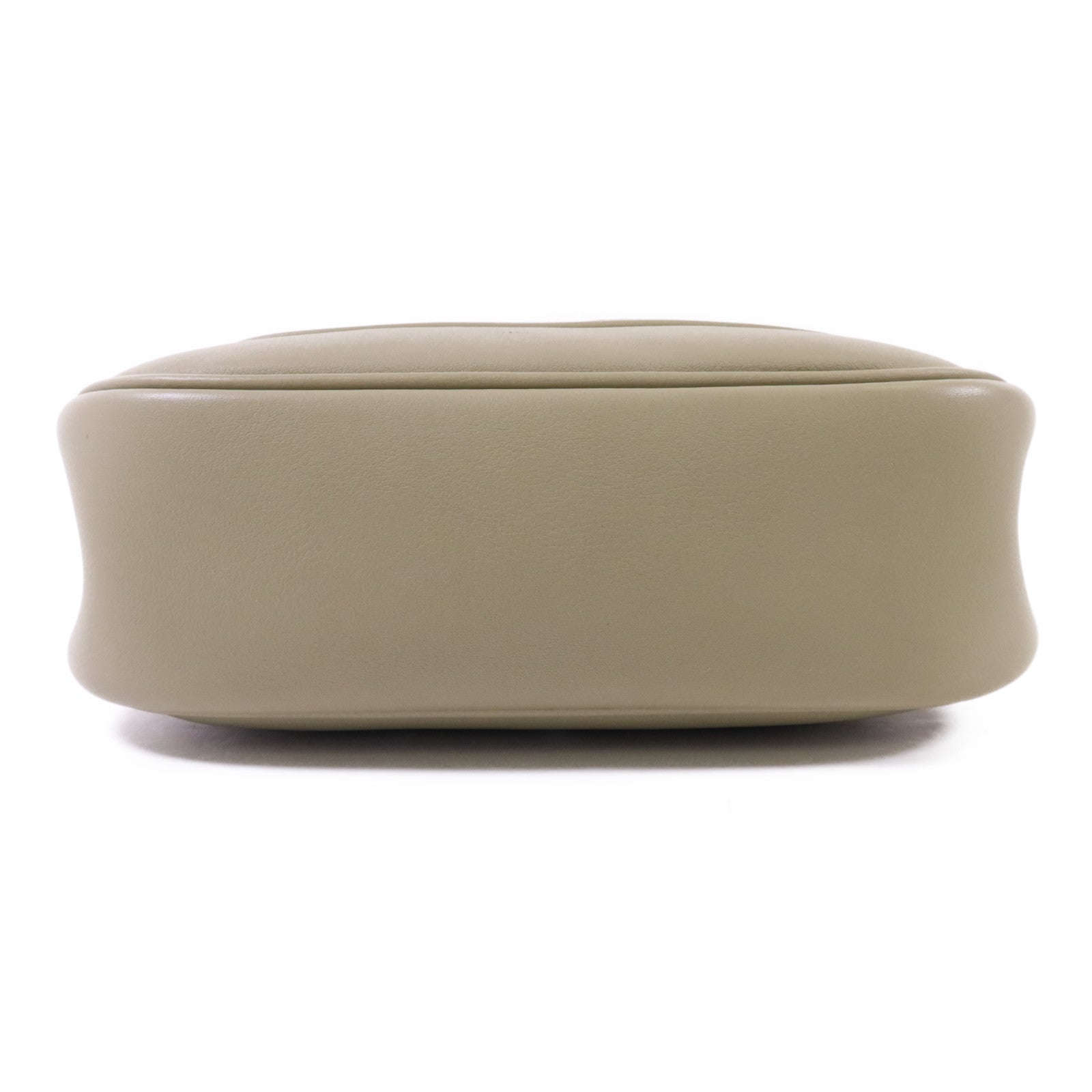 HERMES Swift皮革Mini Berline銀扣肩背袋Sauge