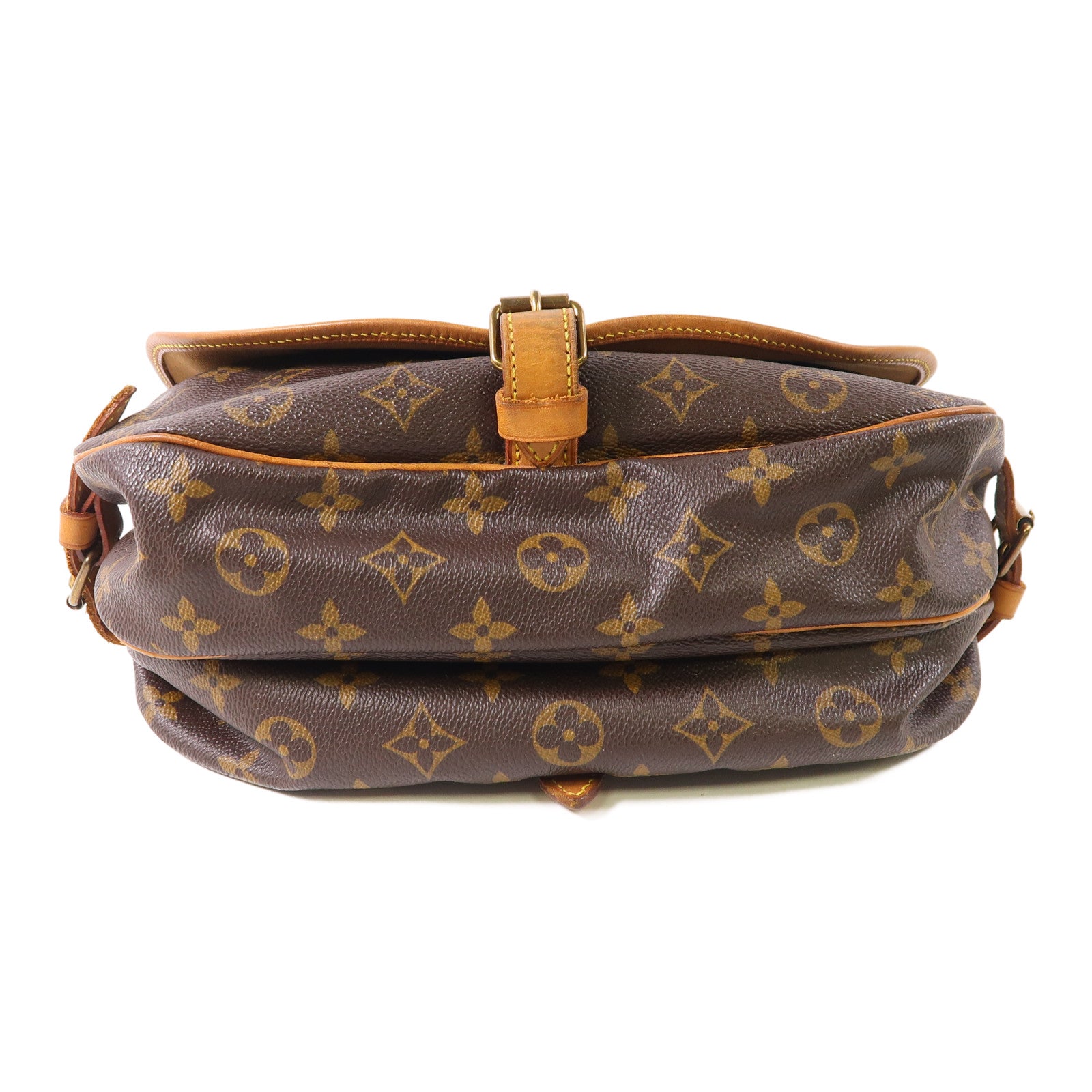 LOUIS VUITTON LV GHW Saumur 30 Shoulder Bag M42256 Monogram Brown