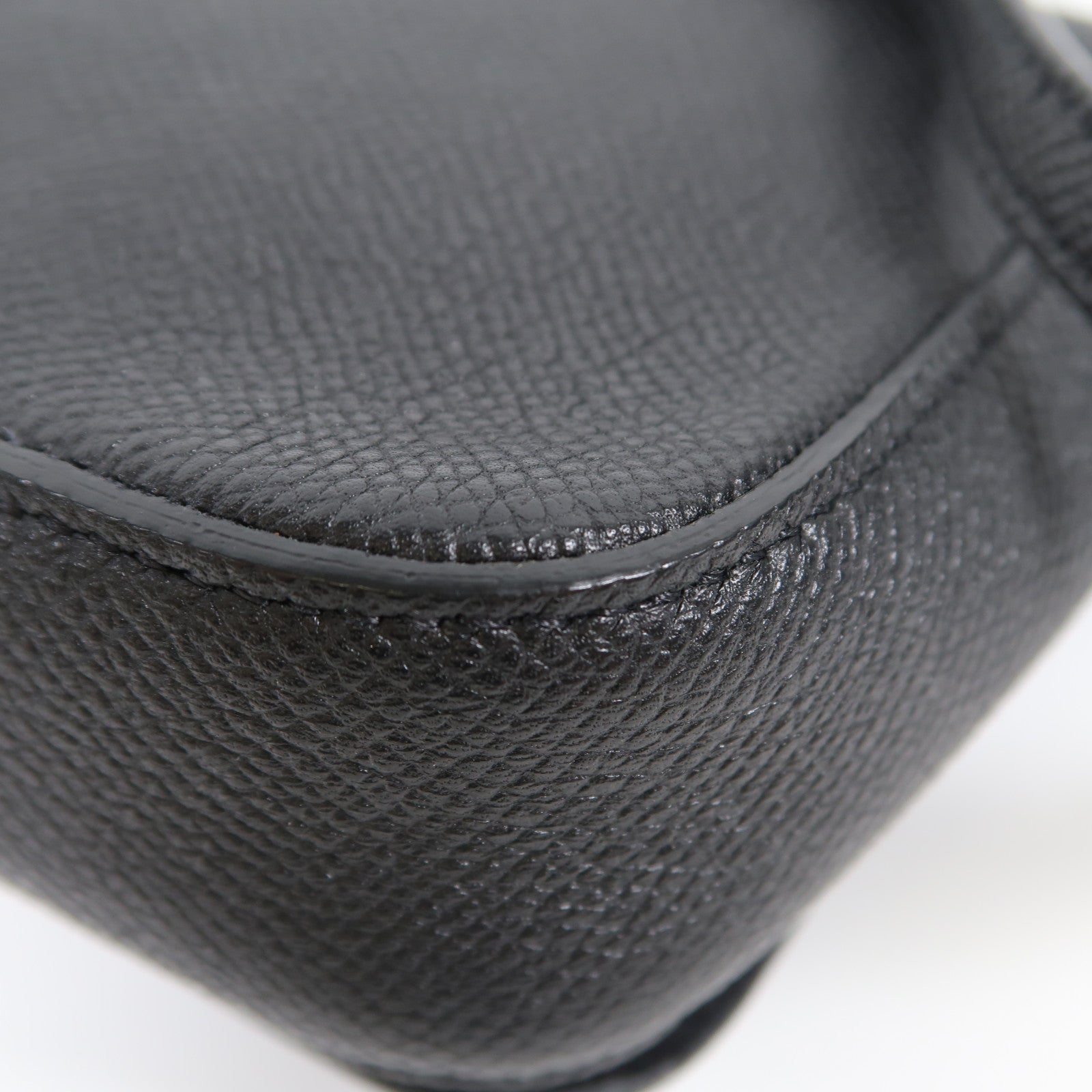 CELINE 牛皮皮革Strap Clutch肩背袋黑色