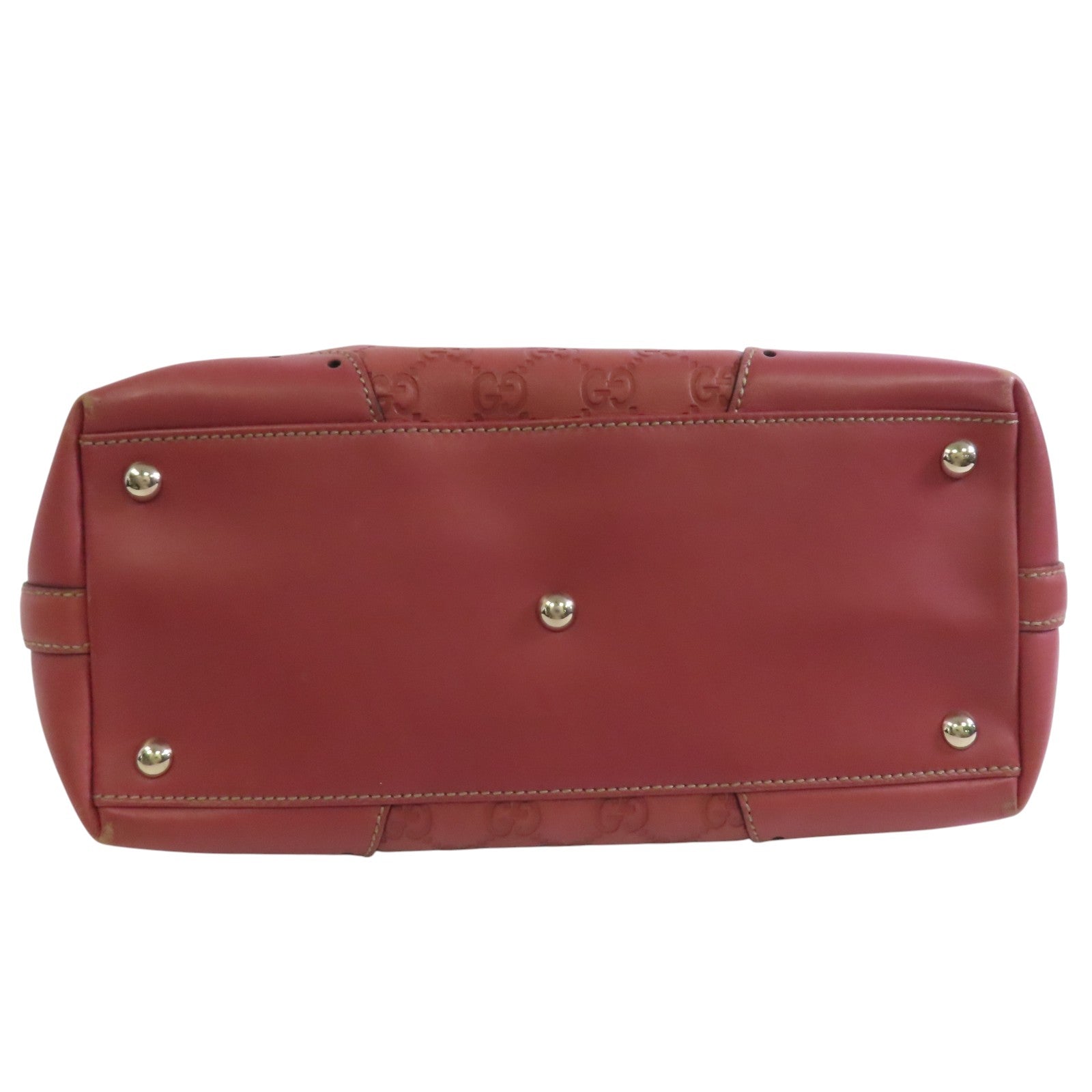 GUCCI 牛皮皮革Guccissima金扣肩背袋