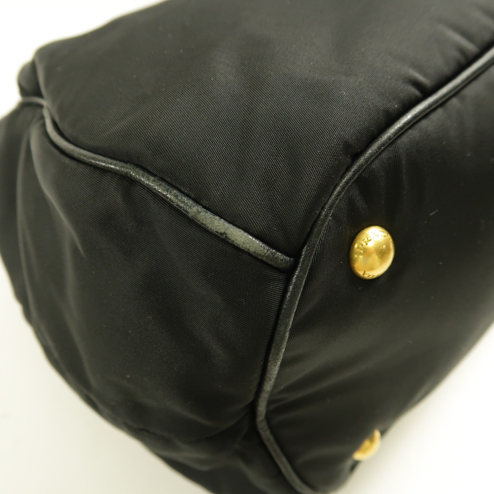 PRADA 尼龍Shoulder Bag金扣手挽肩背兩用袋
