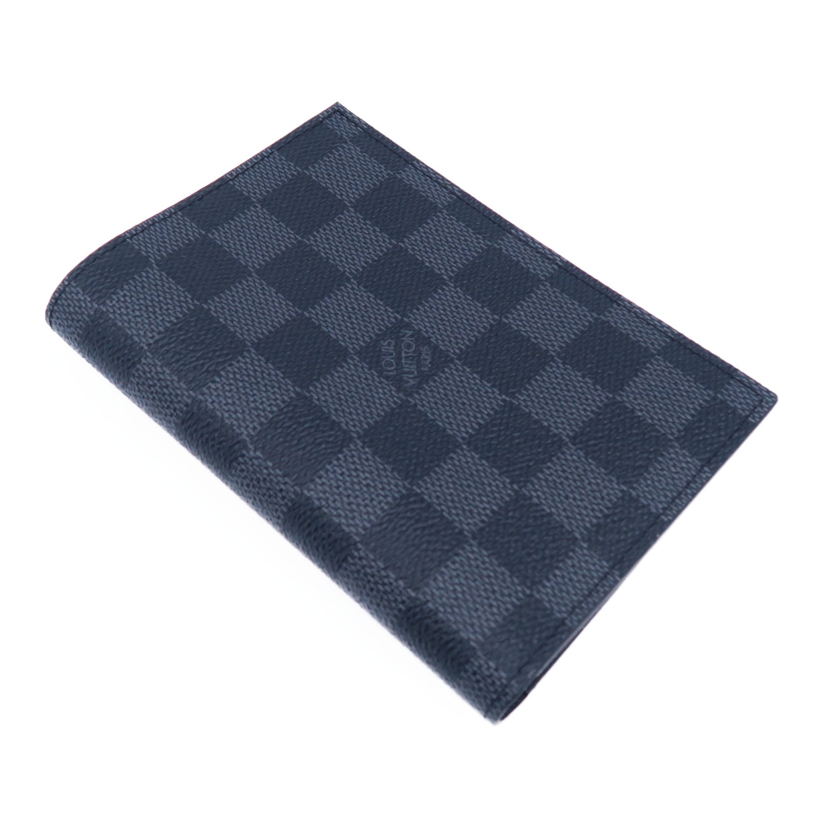LOUIS VUITTON 【激減優惠】Damier Graphite Passport Case護照套黑色/灰色