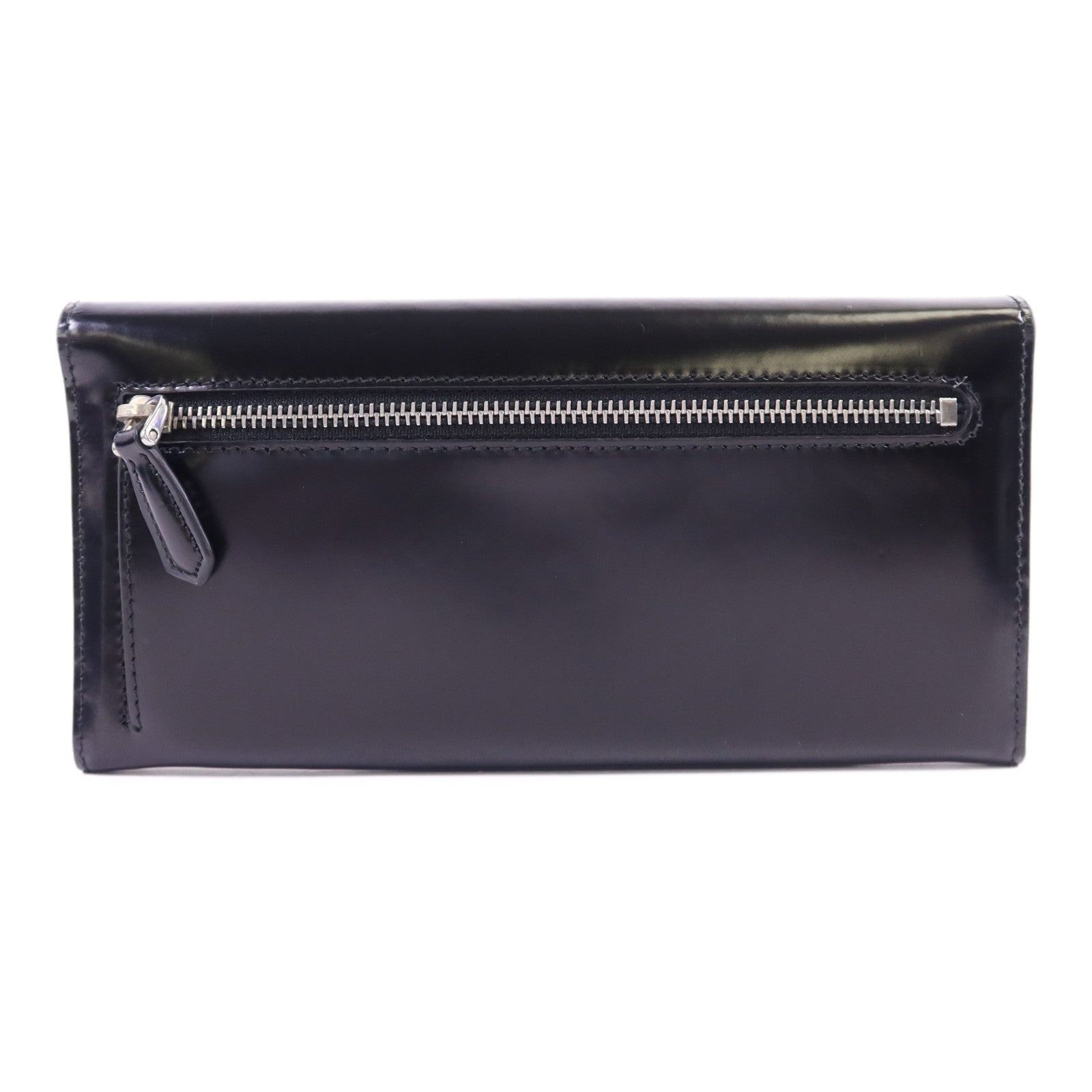 PRADA 牛皮皮革Spazzolato Long Wallet銀扣長錢包1MN037