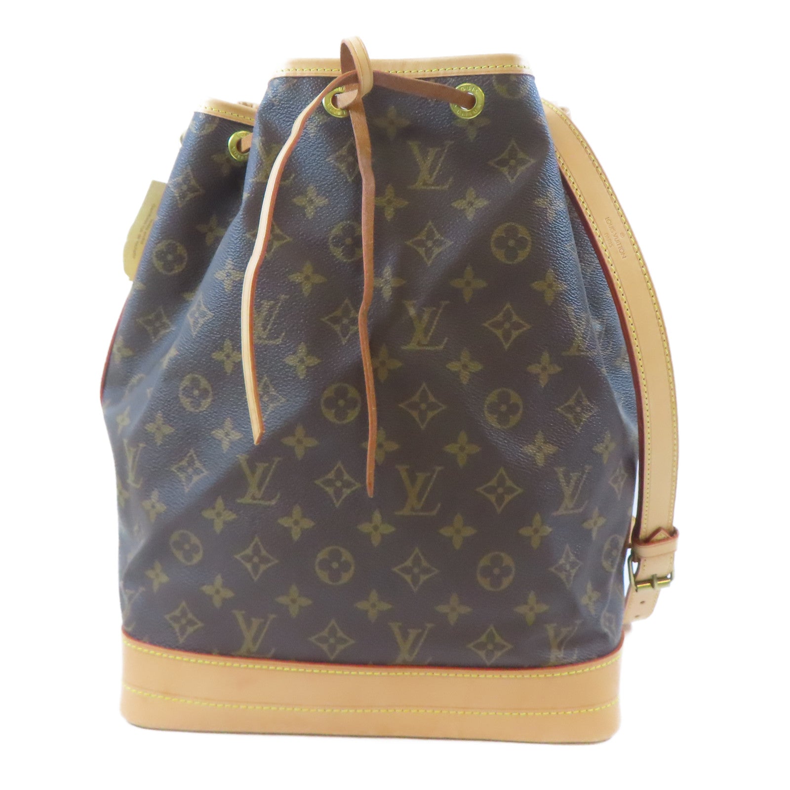 LOUIS VUITTON Monogram Noe Bucket Bag金扣肩背袋啡色