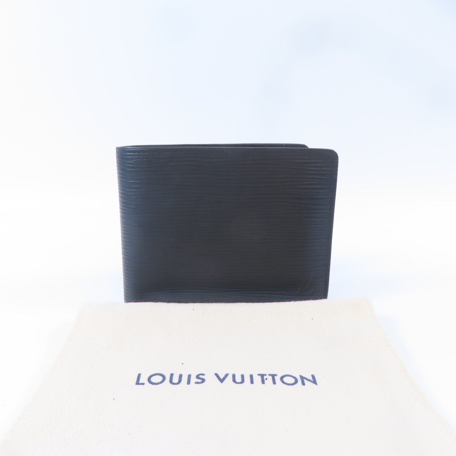 LOUIS VUITTON Epi Multiple錢包黑色