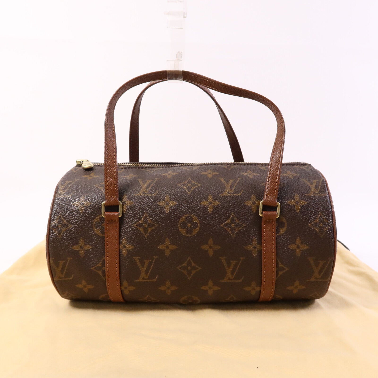 LOUIS VUITTON 【激減優惠】Monogram Papillon GM金扣手挽袋