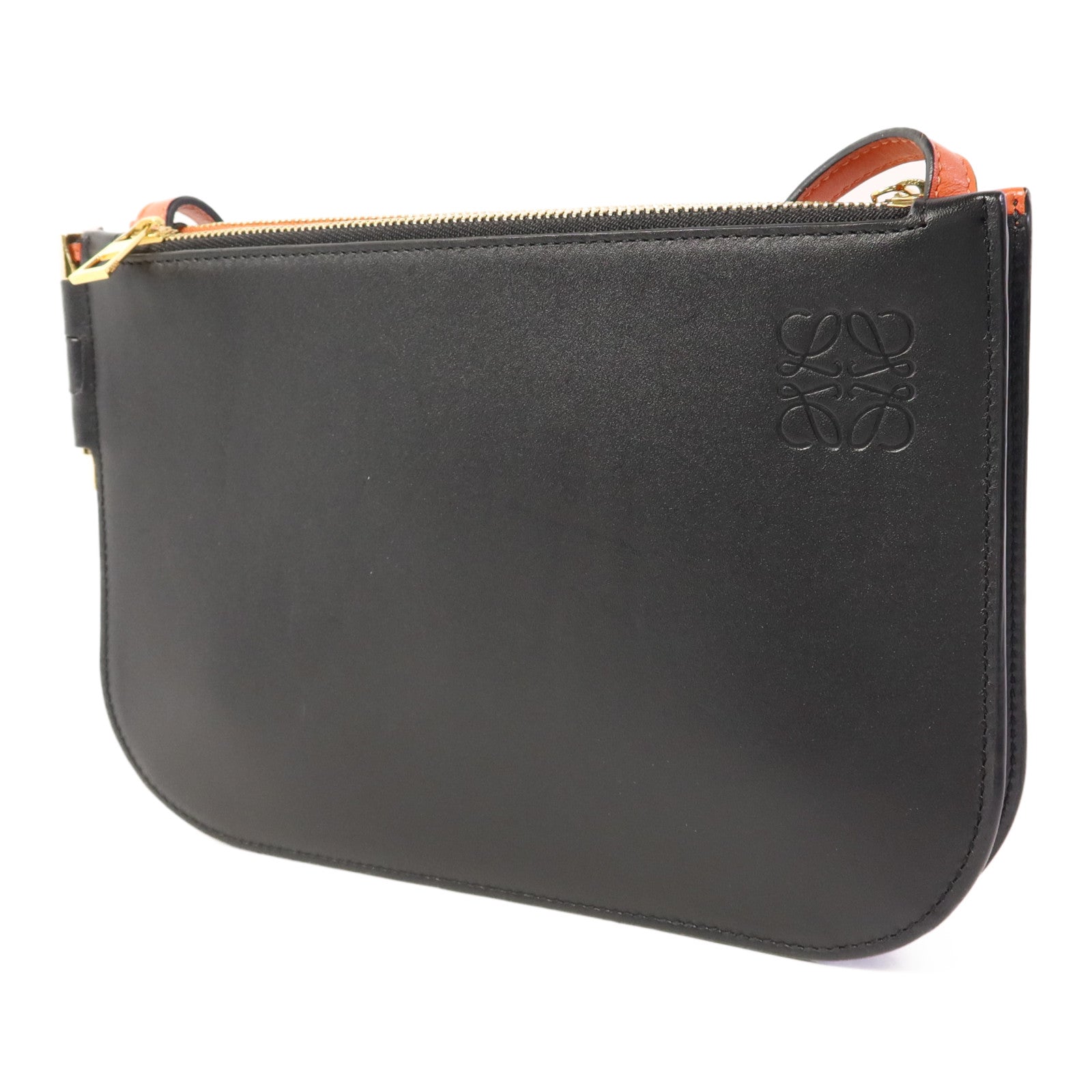 LOEWE 牛皮皮革Gate Double金扣肩背袋