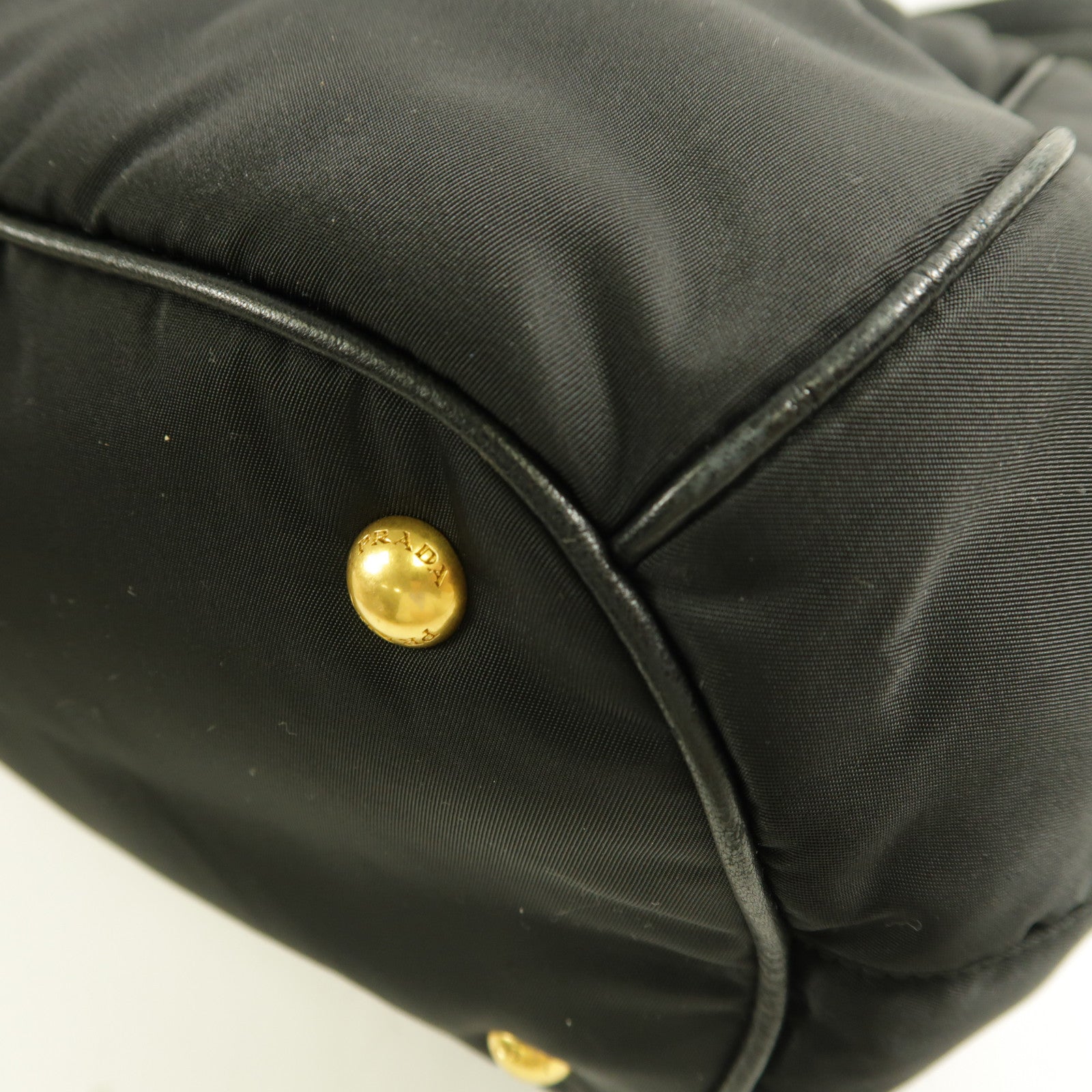 PRADA 尼龍Shoulder Bag金扣手挽肩背兩用袋
