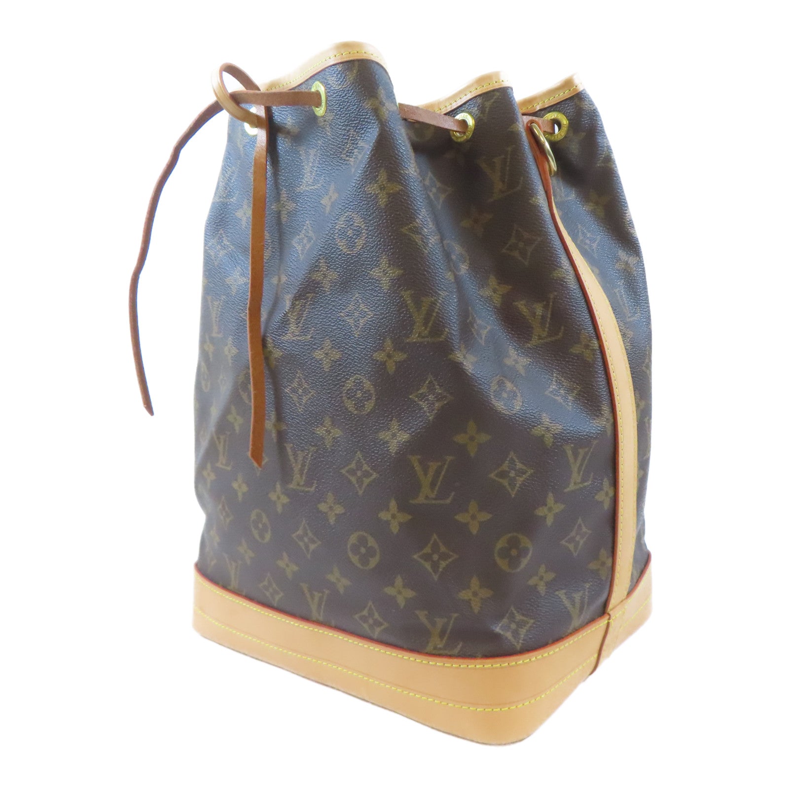 LOUIS VUITTON Monogram Noe Bucket Bag金扣肩背袋啡色