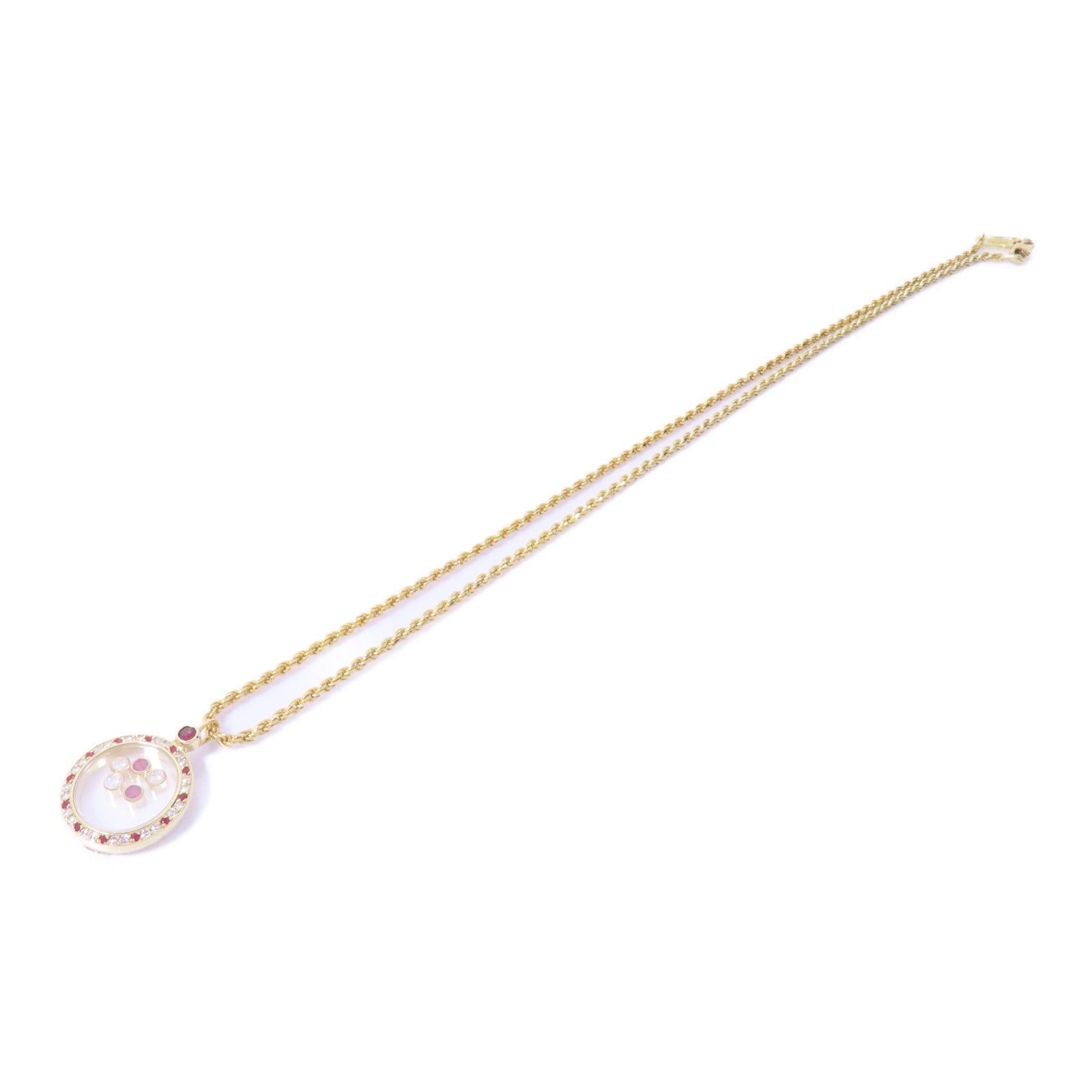Chopard 18K黃金Diamond Necklace鑽石項鍊