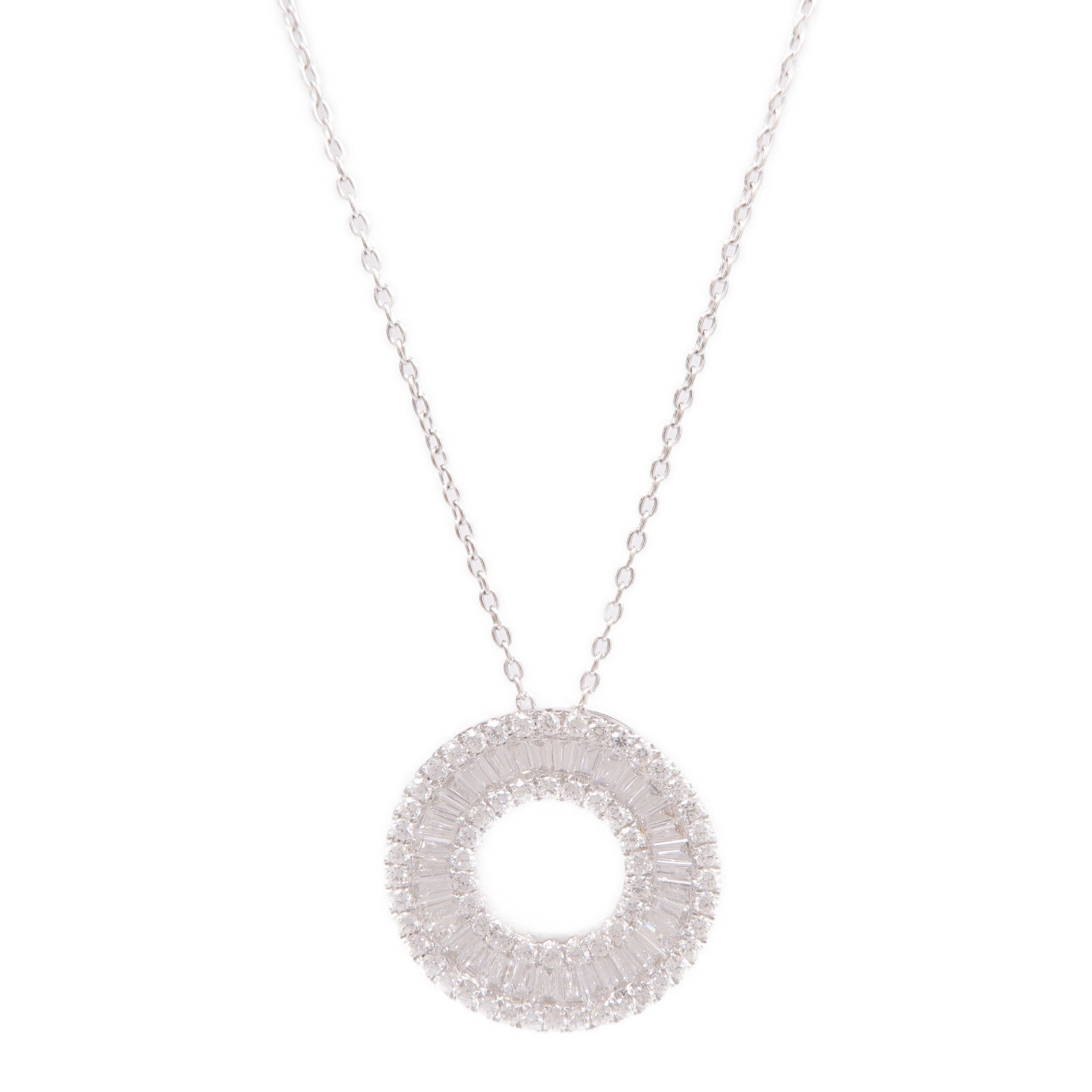JEWELRY 18K白金Diamond Necklace鑽石項鍊