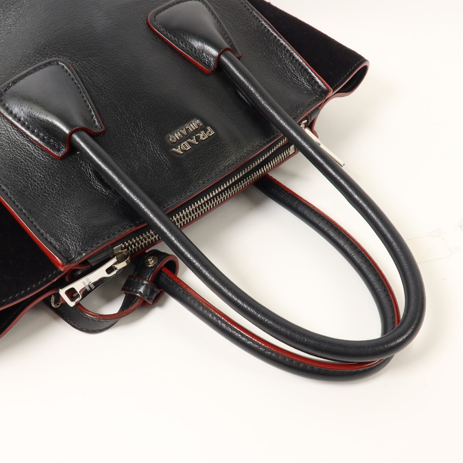 PRADA 牛皮皮革Tote Bag手挽袋